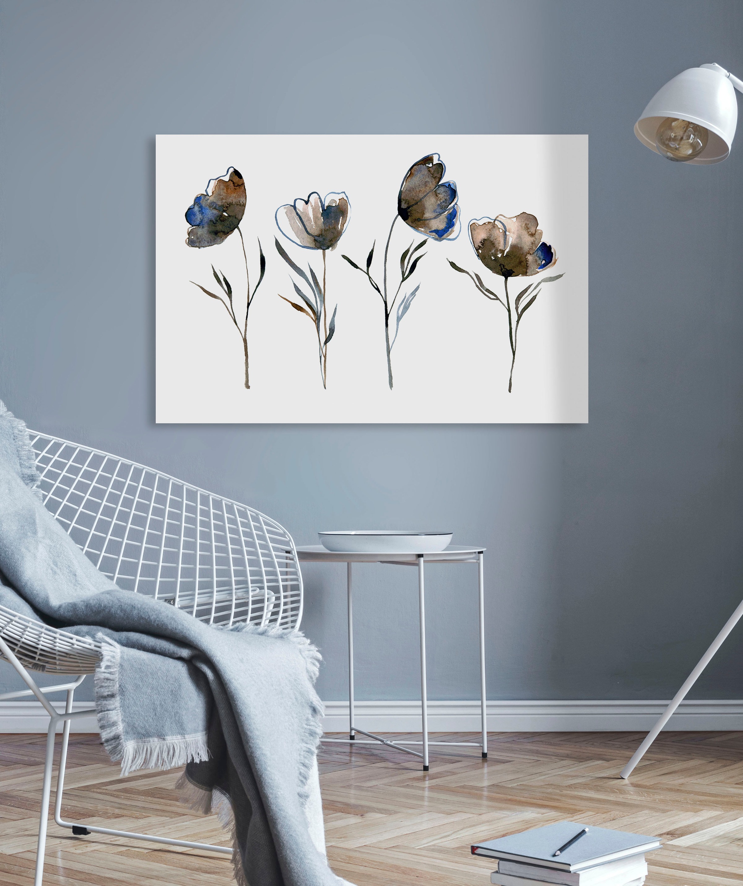 queence Leinwandbild »Blumen«, Kunst-Blumen-Blumenbilder, Premium-Leinwands günstig online kaufen