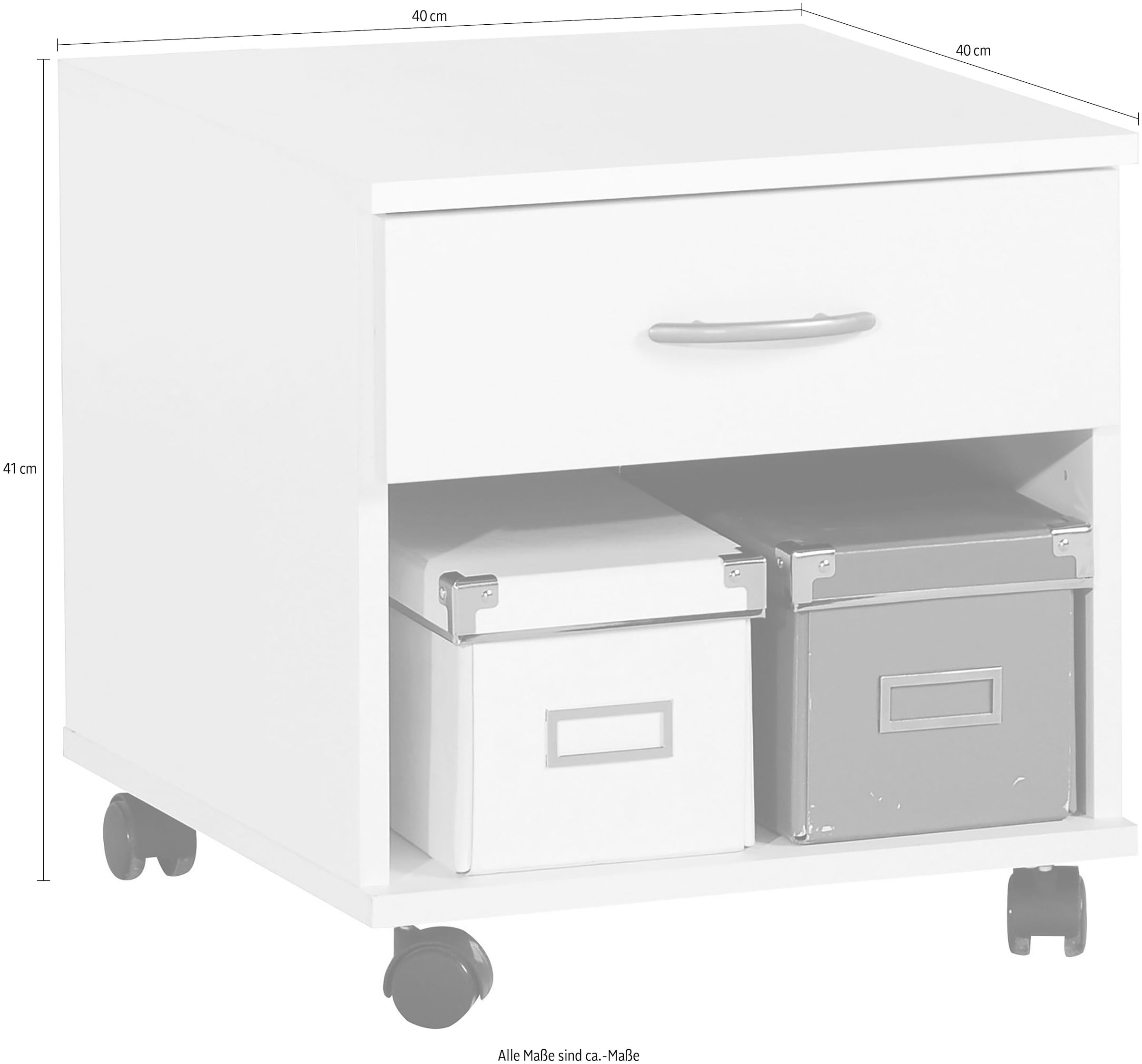 VOGL Möbelfabrik Rollcontainer, (1 St.)