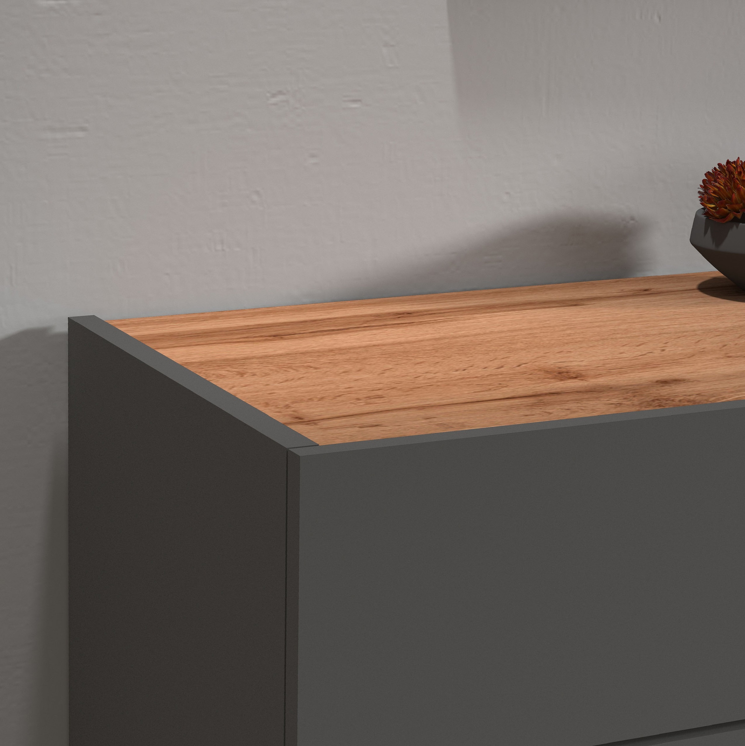 INOSIGN Sideboard »Garda, Kommode, Schrank, Kredenz«, 2 Türen, 1 Schublade,grifflos Breite 80,9 cm
