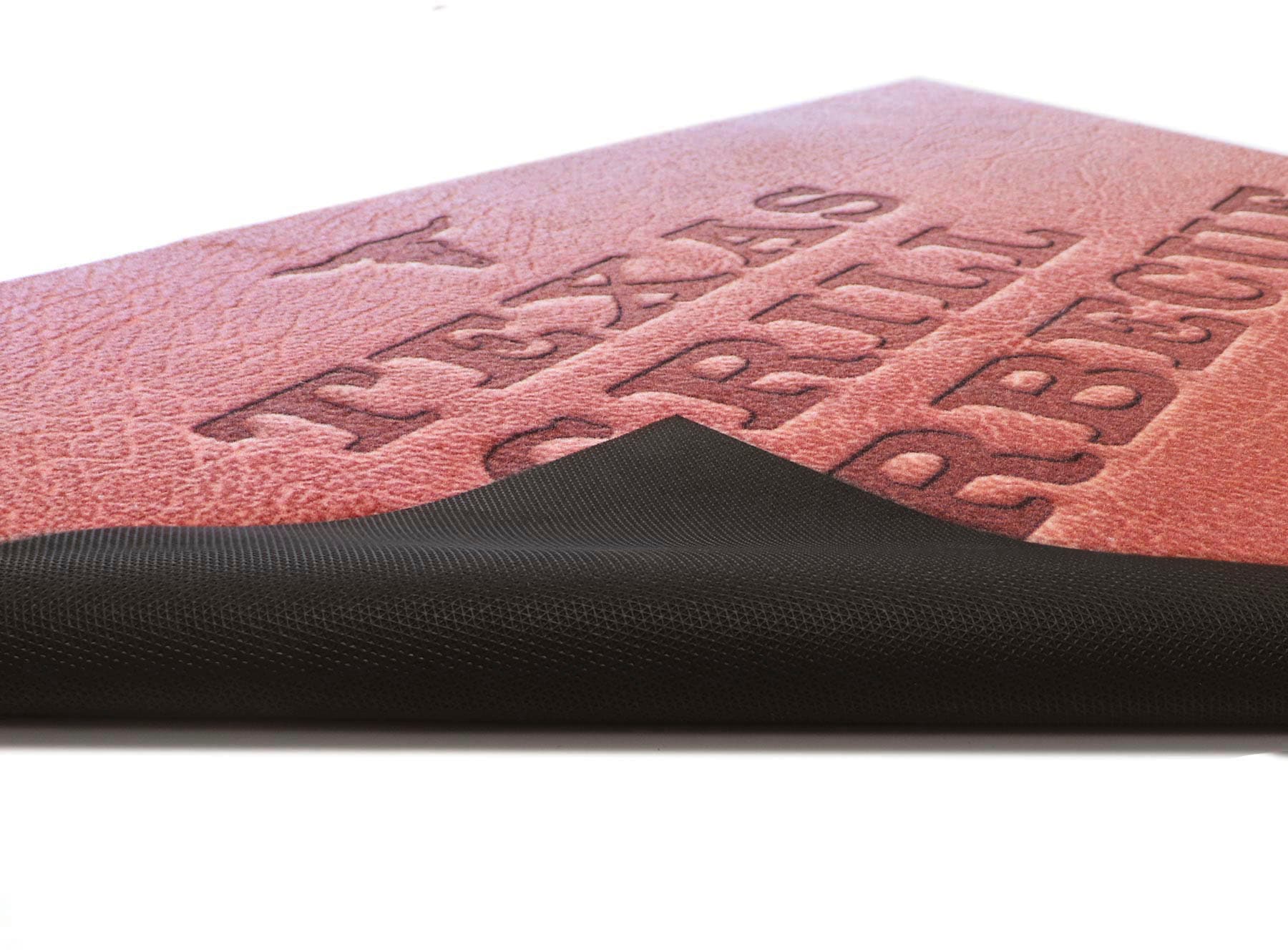 Primaflor-Ideen in Textil Fußmatte »BBQ Grillunterlage TEXAS, Made in Belgium«, rechteckig, 5 mm Höhe, Grillmatte ideal als Bodenschutz, mit Spruch, rutschhemmend, waschbar