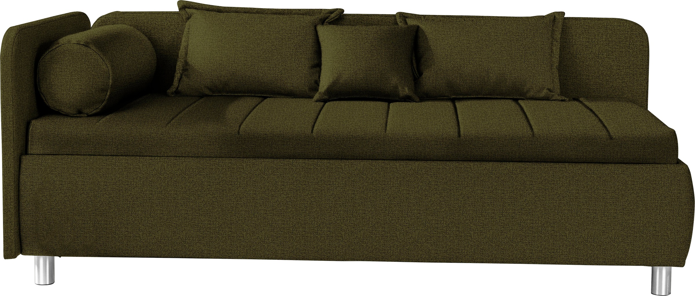 alina Schlafsofa »Kiana«, mit Bettkasten und Zierkissen, Liegefläche 90/200 cm oder 100/200 cm