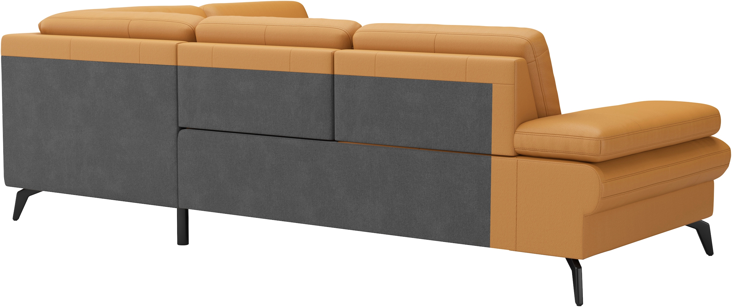 sit&more Ecksofa »Morris L-Form, inkl. Sitztiefenverstellung«, wahlweise mit Armteilverstellung, Bettfunktion & Bettkasten