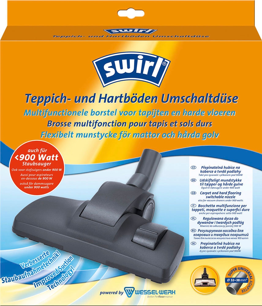 Swirl Bodendüse »Swirl® Teppich- und Hartboden Umschaltdüse«, (Packung, 2 t günstig online kaufen