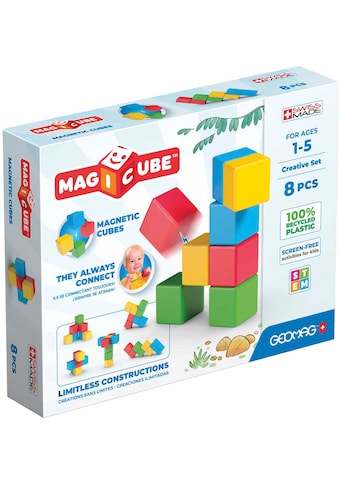 Magnetspielbausteine »GEOMAG™ Magicube Creative Set«, (8 St.)