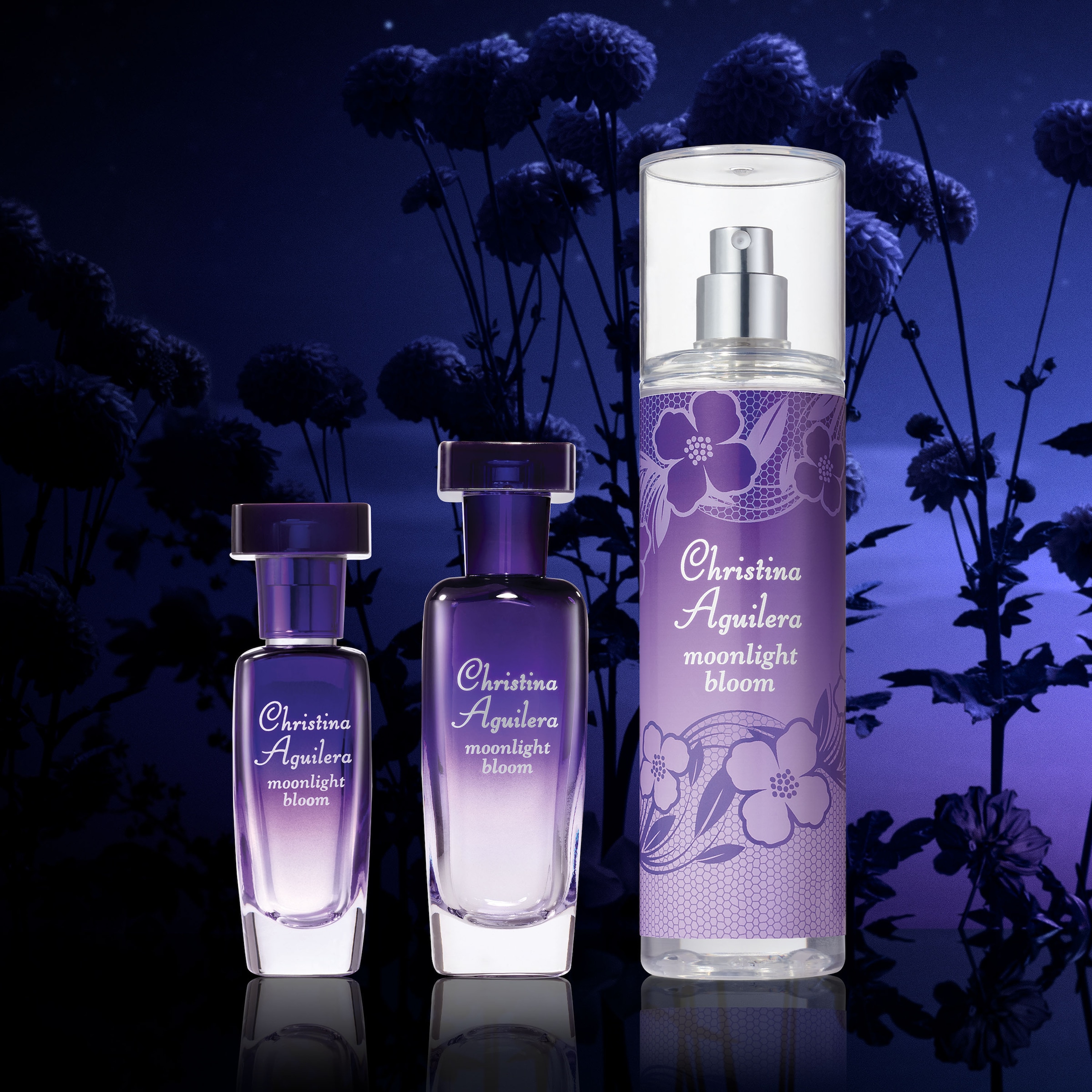 Christina Aguilera Körperspray »MOONLIGHT BLOOM FINE FRAGRANCE MIST« mit opulentem, blumigem Duftcharakter