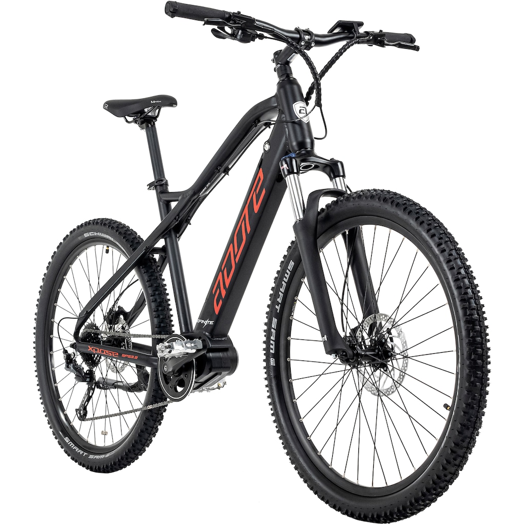 Adore E-Bike »XPOSE«, 9 Gang, Shimano, Altus, Mittelmotor 250 W