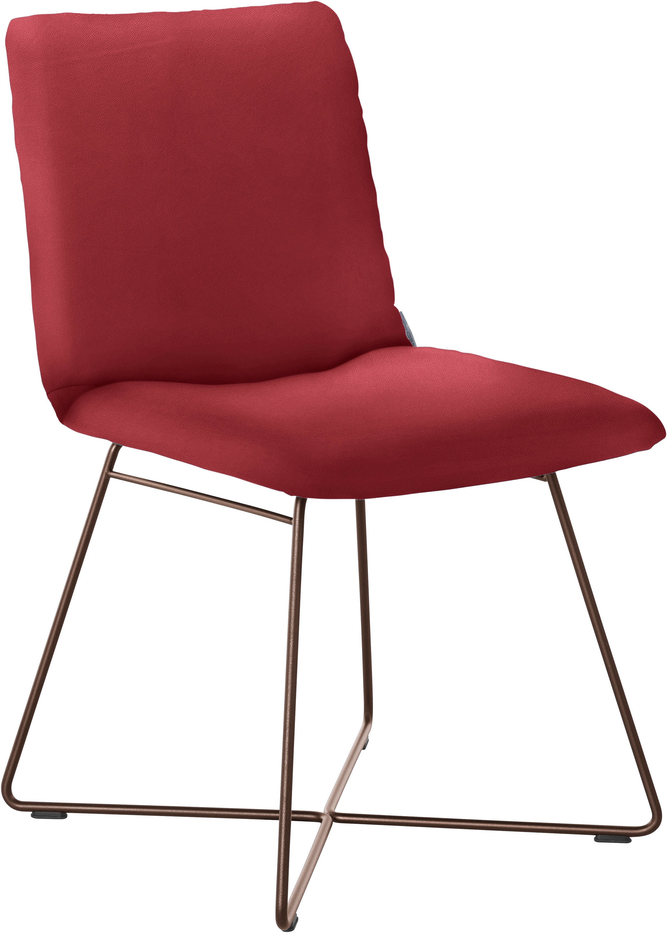 W.SCHILLIG Polsterstuhl »jakob« () mit Drahtrohrgestell in Bronze pulverbes günstig online kaufen