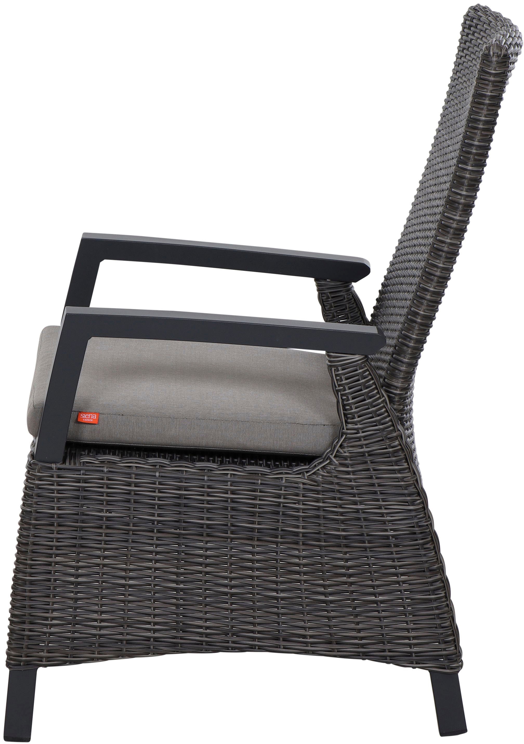 Siena Garden Garten-Essgruppe »Corido«, (Set, 13 tlg.), bestehend aus 6 Sesseln, 6 Kissen und 1 Tisch