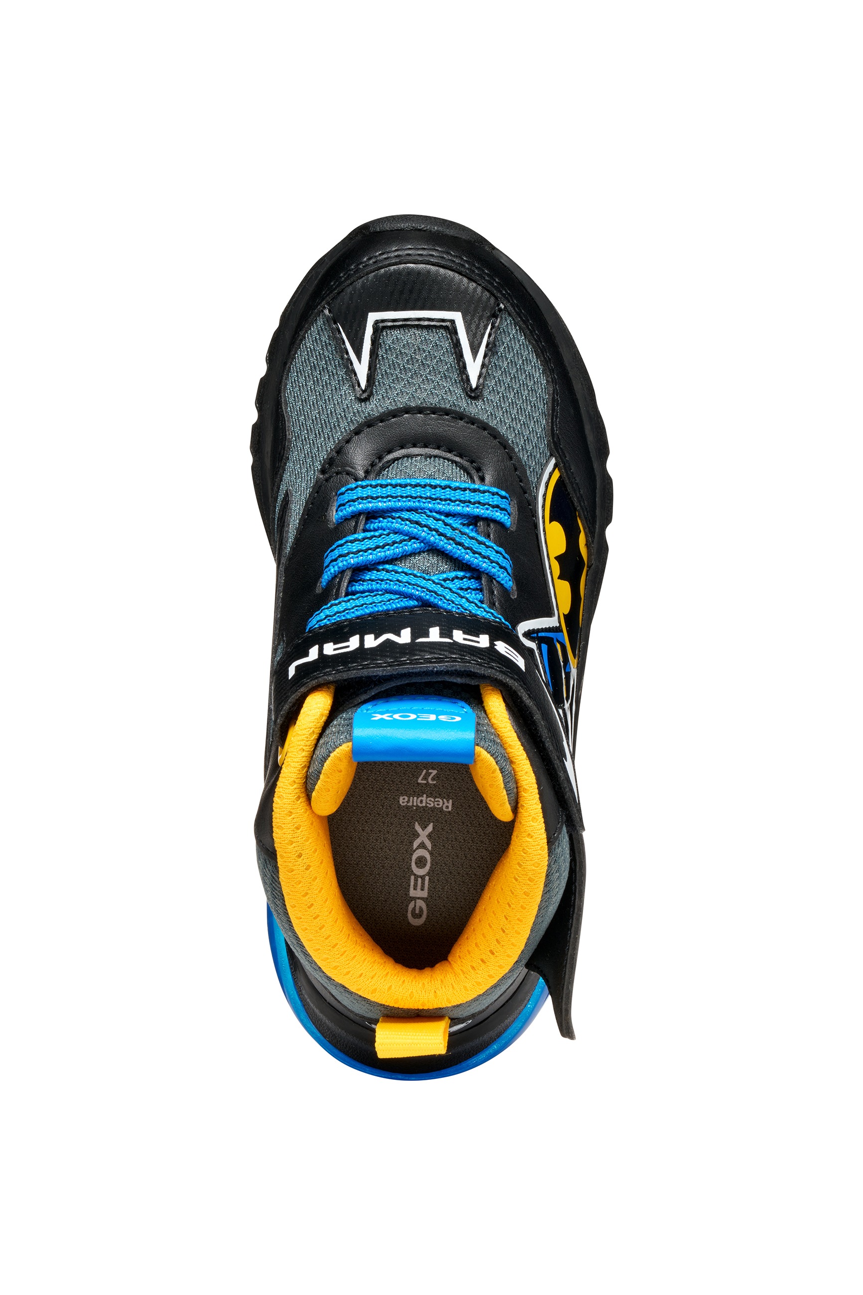 Geox Sneaker »J CIBERDRON BOY Blinkschuh«, Schnürboots, Blinkschuh mit cooler Blinkfunktion