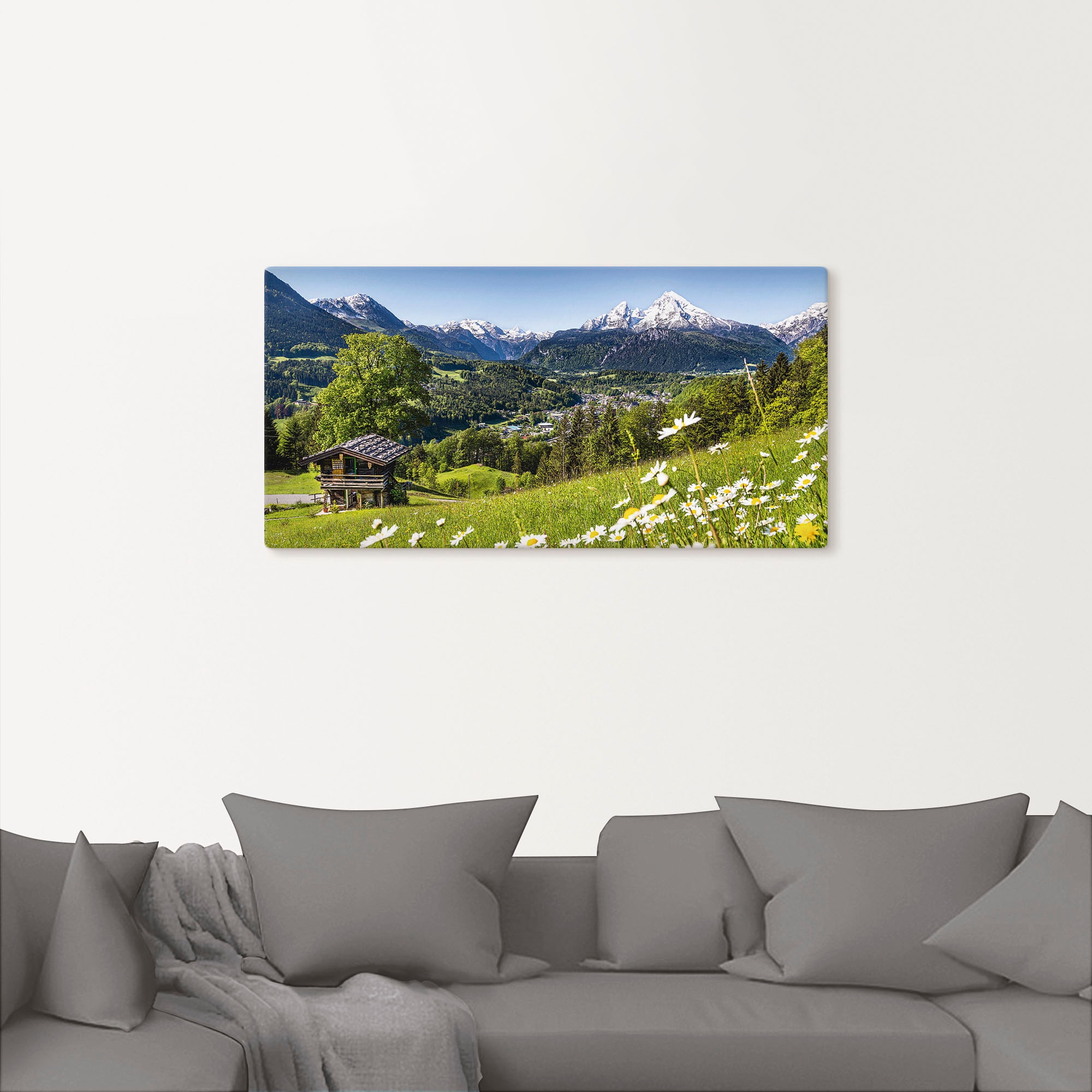 Artland Wandbild »Landschaft in den Bayerischen Alpen«, Berge, (1 St.), als günstig online kaufen