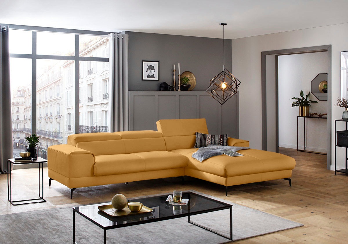 W.SCHILLIG Ecksofa »piedroo, Designsofa mit tollem Sitzkomfort, L-Form«, Ko günstig online kaufen