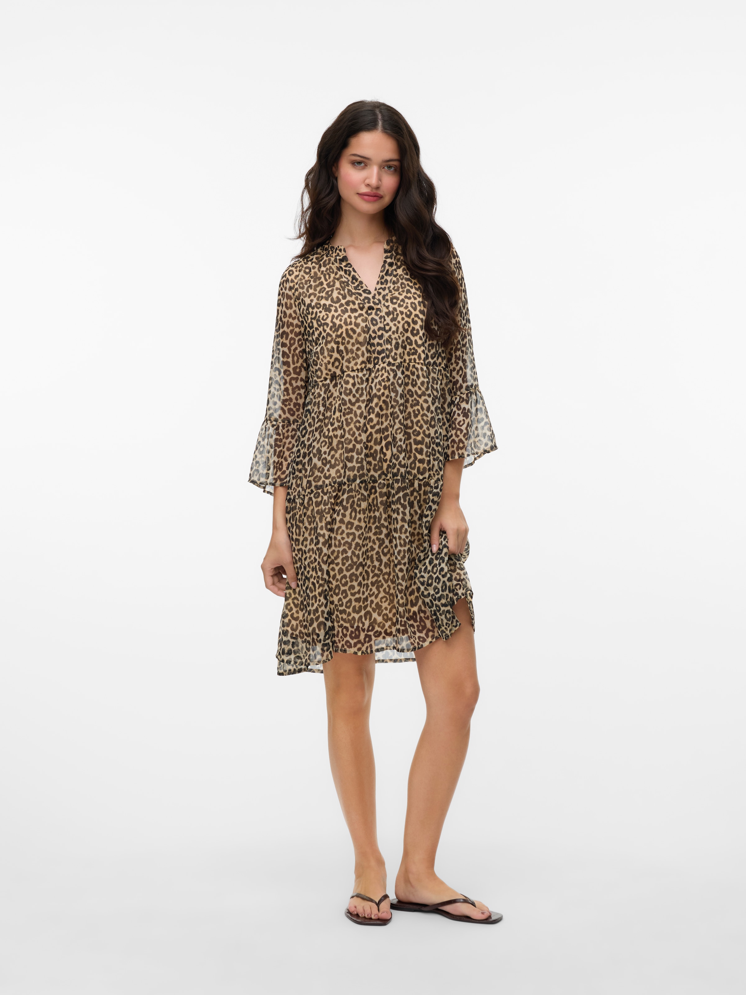 Vero Moda Tunikakleid »VMSMILLA 3/4 SHORT DRESS WVN GA«