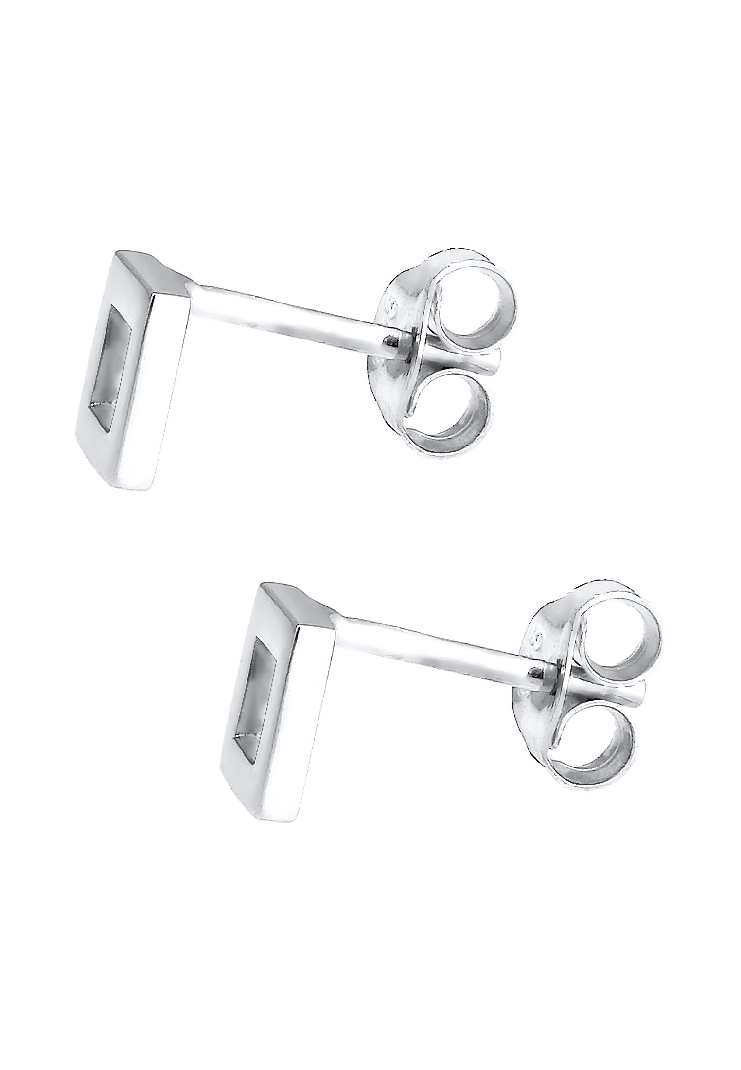 Elli Paar Ohrstecker »Ohrstecker Quadrat 925 Sterling Silber«