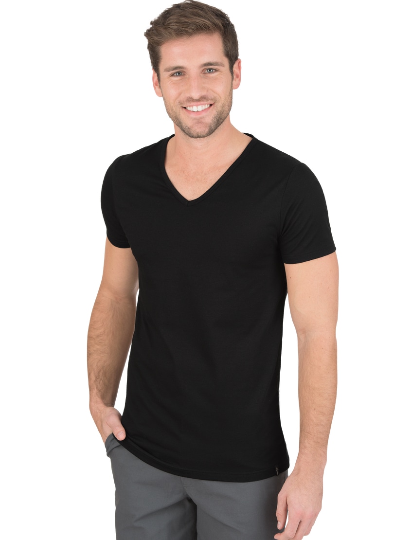 Trigema T-Shirt »TRIGEMA V-Shirt Slim Fit«