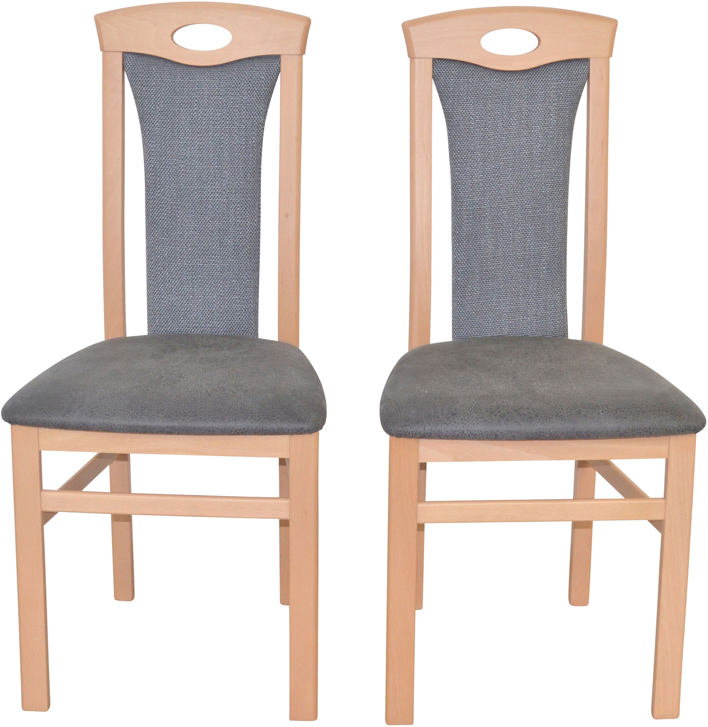HOFMANN LIVING AND MORE 4-Fußstuhl, (Set), 2 St., Polyester-Kunstleder
