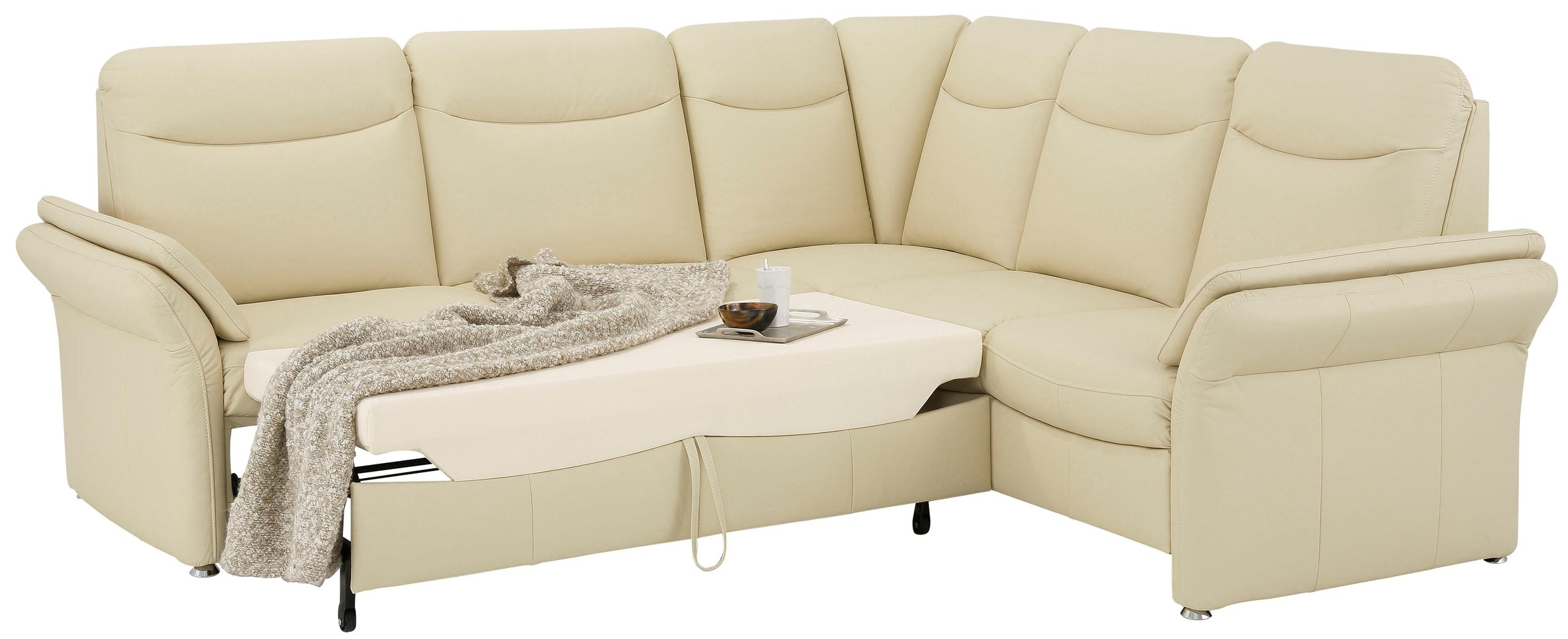 Home affaire Ecksofa »Tahoma L-Form«, mit Armlehnfunktion, wahlweise Bettfunktion, Schublade, Relaxfunktion