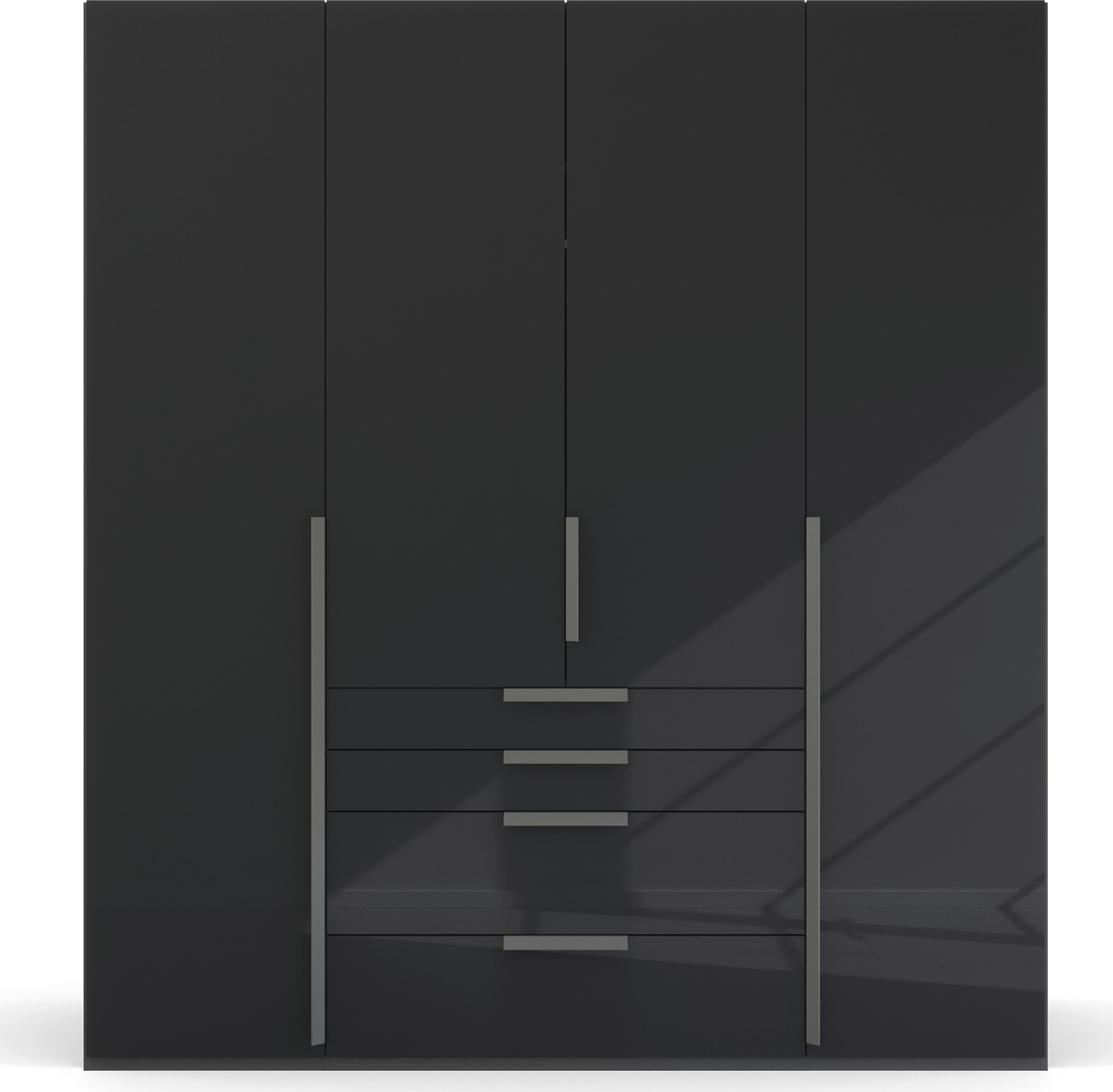 rauch Drehtürenschrank »Purisma«, mit Glasfront, Schubladen und umfangreichem Zubehör, mit Soft-Close