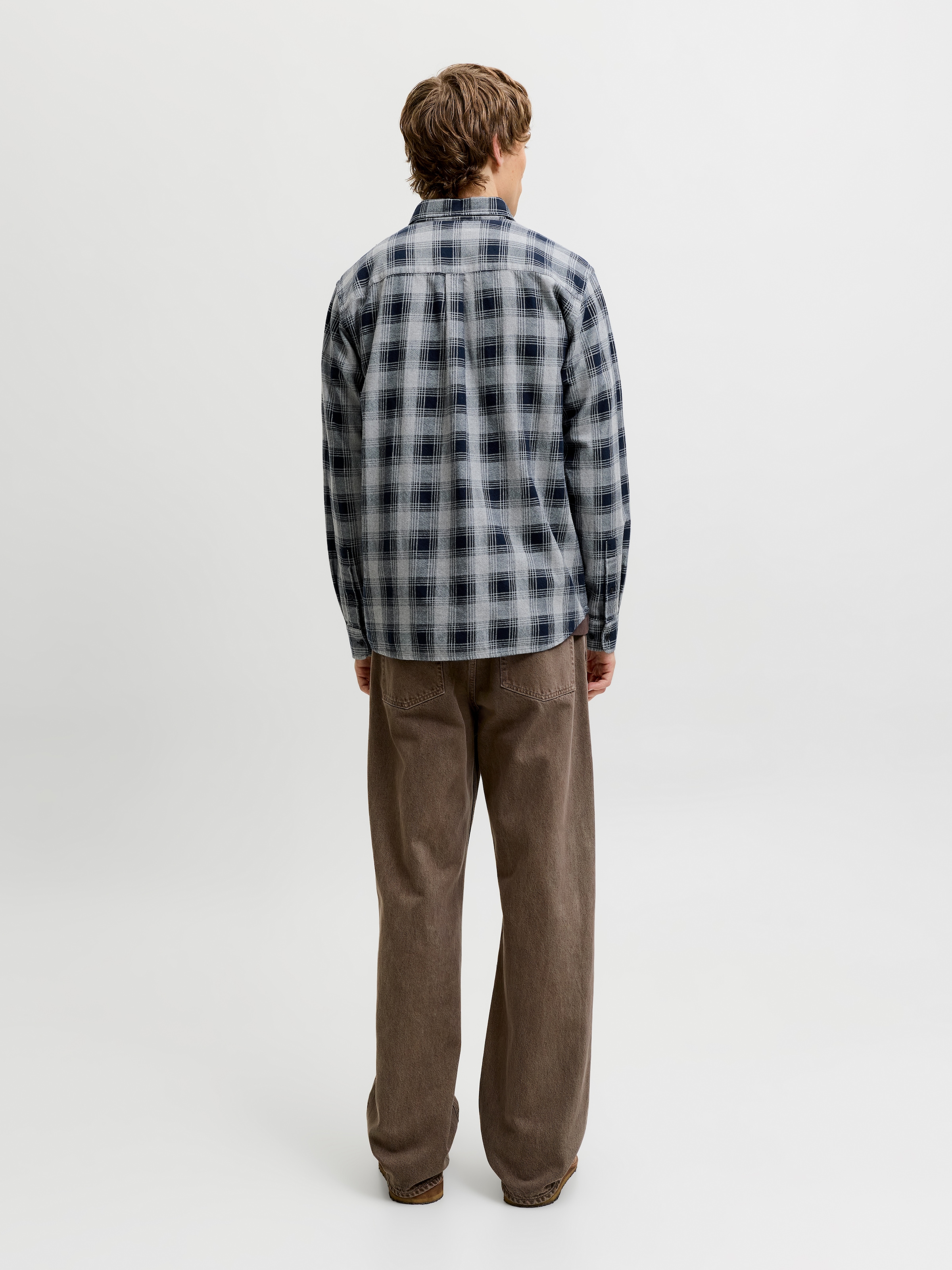 Jack & Jones Langarmhemd »JPRBLUHARVEY CHECK L/S SHIRT SN« Baumwolle, normal geschnitten