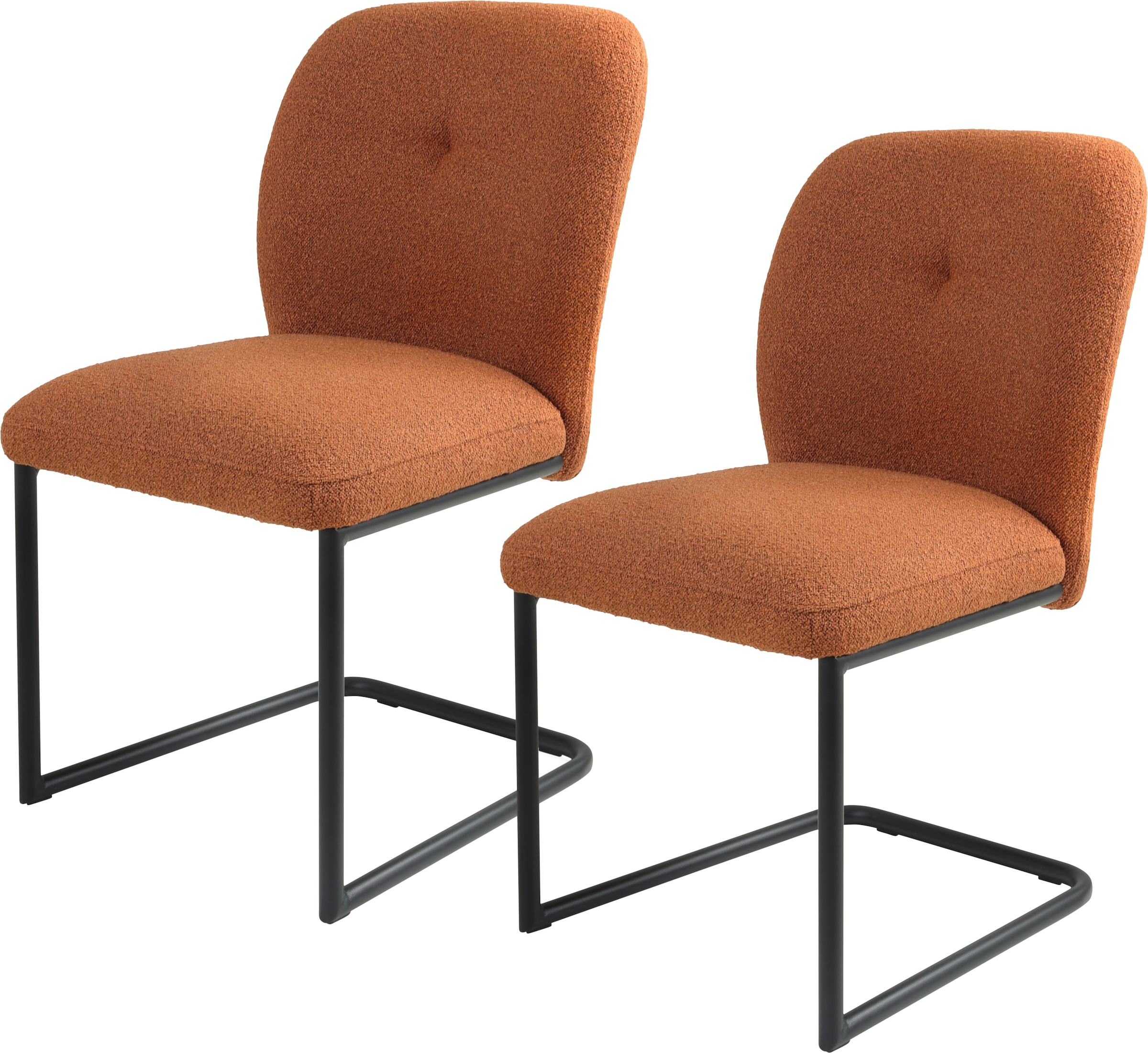 TOM TAILOR HOME Freischwinger »PEBBLE CHAIR« (Set) 2 Stk.Esszimmerstuhl, Fr günstig online kaufen