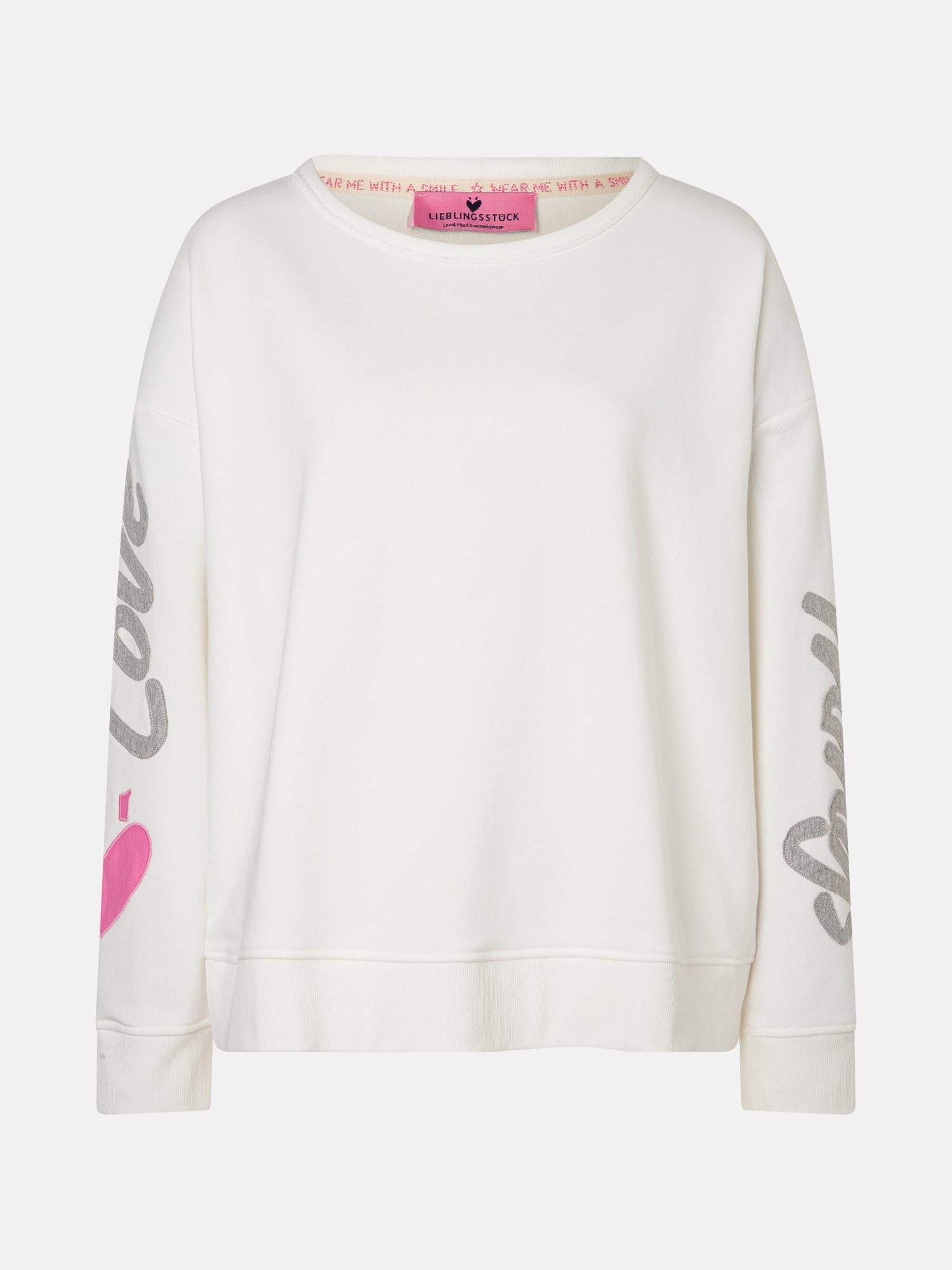 Lieblingsstück Sweatshirt »LatifahEP«, mit Applikationen an den Ärmeln, Rundhals
