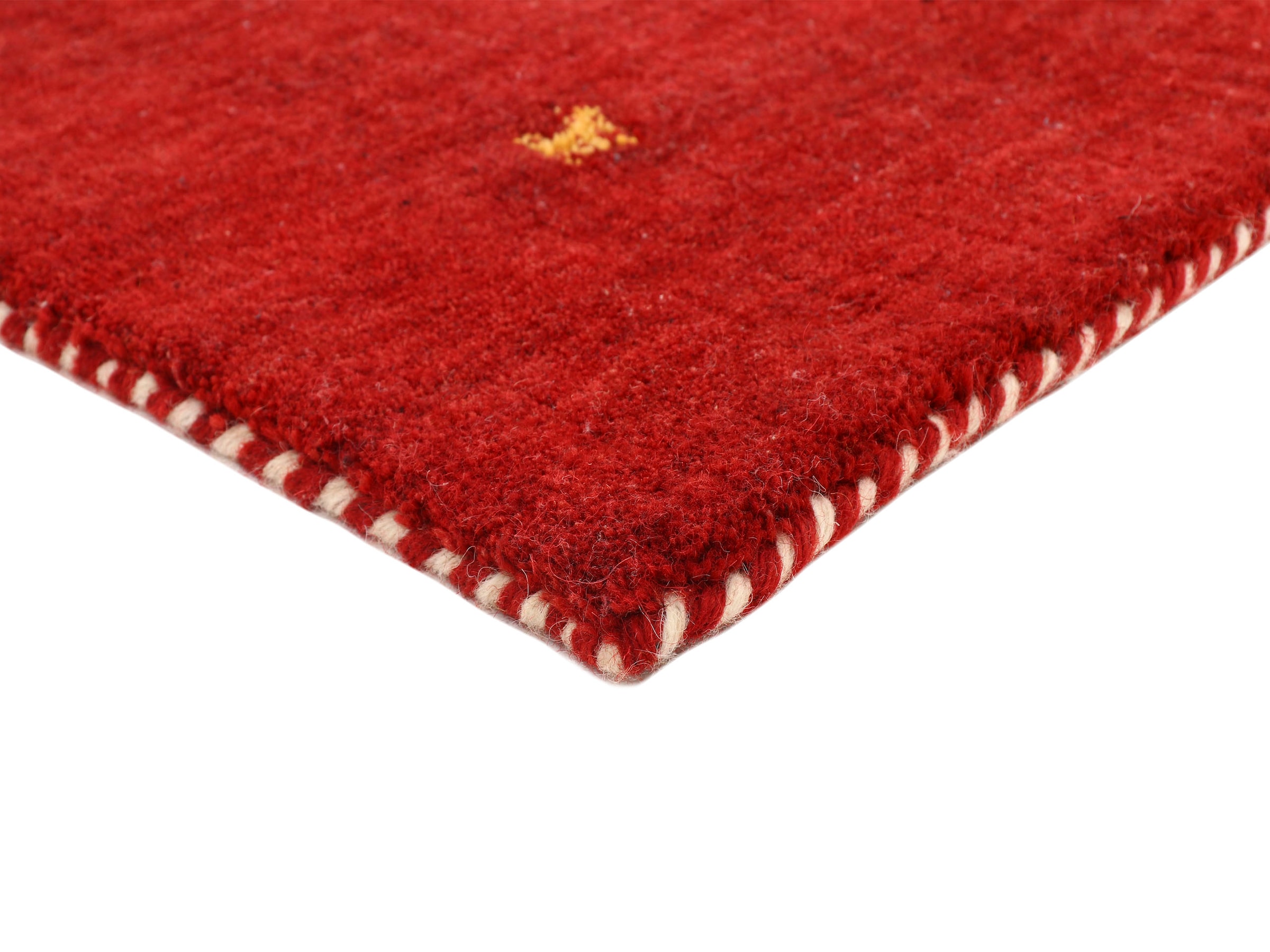 carpetfine Wollteppich »Gabbeh Uni, auch als Läufer erhältlich«, rechteckig, 15 mm Höhe, reine Wolle, handgewebt, Gabbeh Loom Tiermotiv, große Farbauswahl