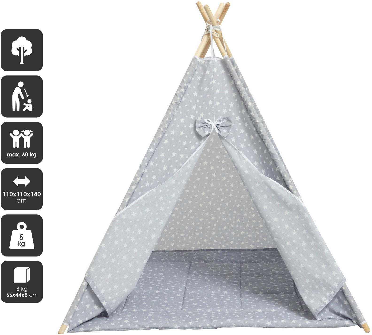 BabyGo Spielzelt »Little Tent«, (1 tlg.), Made in Europe