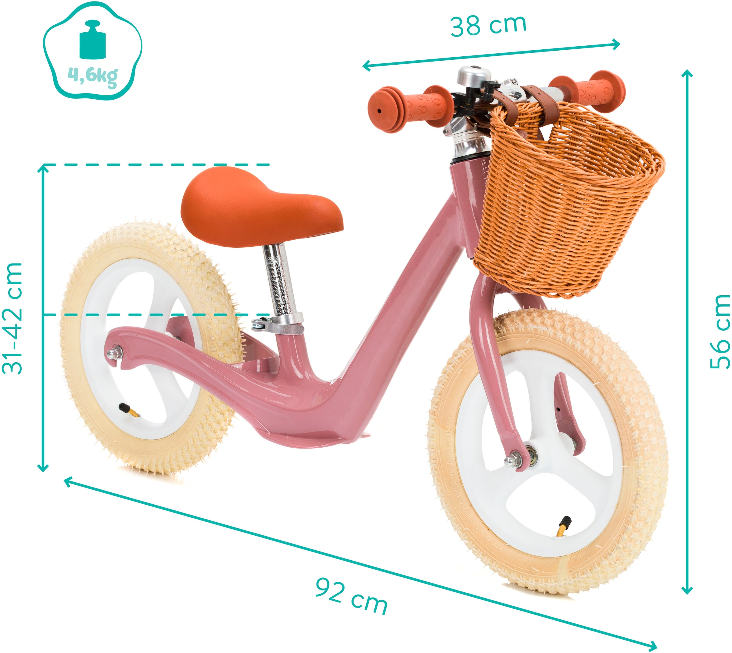 Fillikid Laufrad »Speedy SL«, mit Korb