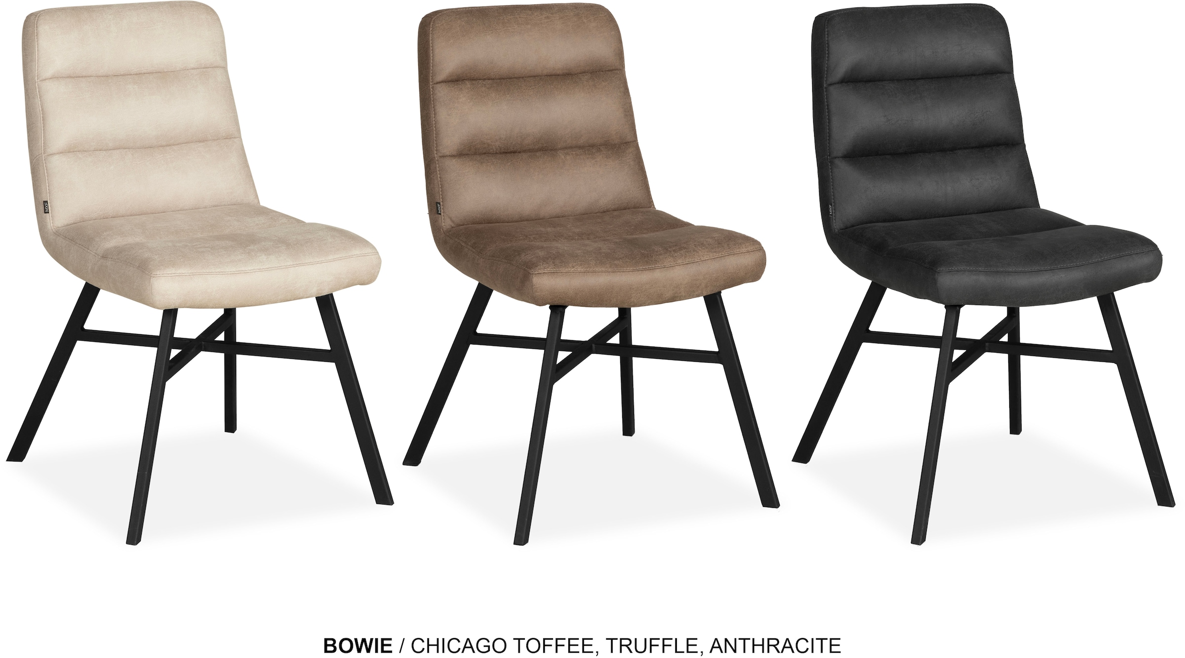 OMG Design Esszimmerstuhl »Bowie« (Set) 2 Stk.Esszimmerstuhl, pflegeleichter Bezug