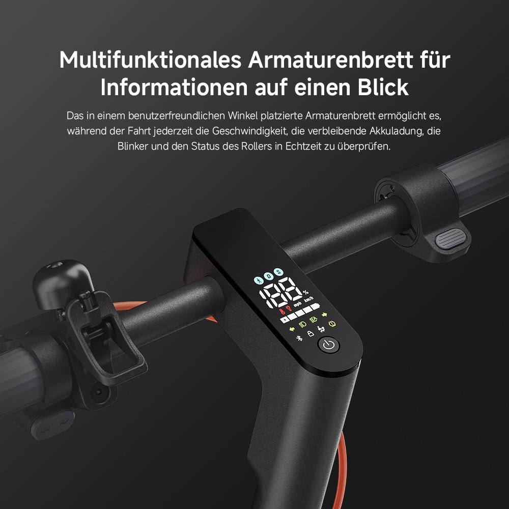 Xiaomi E-Scooter »Electric Scooter 5«, Electric Scooter, mit Straßenzulassung, bis zu 60 km Reichweite