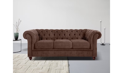 Chesterfield-Sofa »Chesterfield 3-Sitzer B/T/H: 198/89/74 cm«, mit hochwertiger...