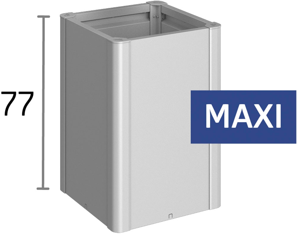 Biohort Hochbeet »BELVEDERE maxi 0,5x0,5, verschiedene Farben« 53x53x77 cm, extrem langlebig, aus Metall