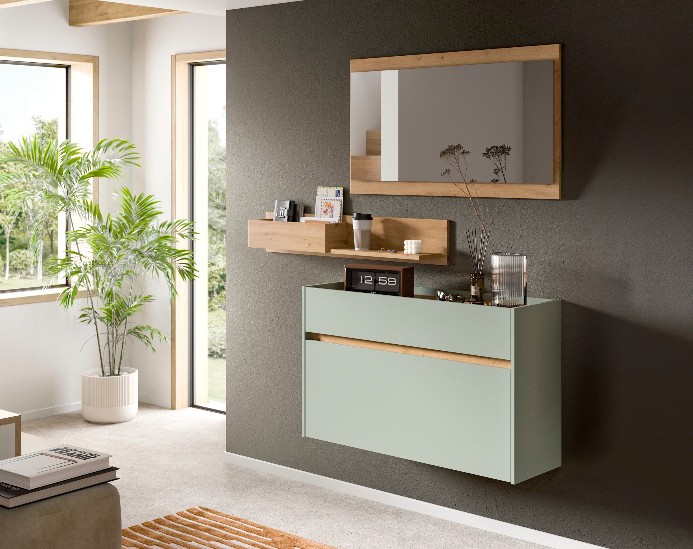 INOSIGN Garderoben-Set »EVRID, 3-teilig, Breite 140 cm, individuell hängbar günstig online kaufen