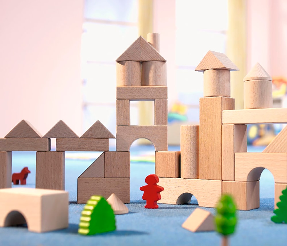 Haba Spielbauklötze »Meine ersten Bausteine natur«, Made in Germany