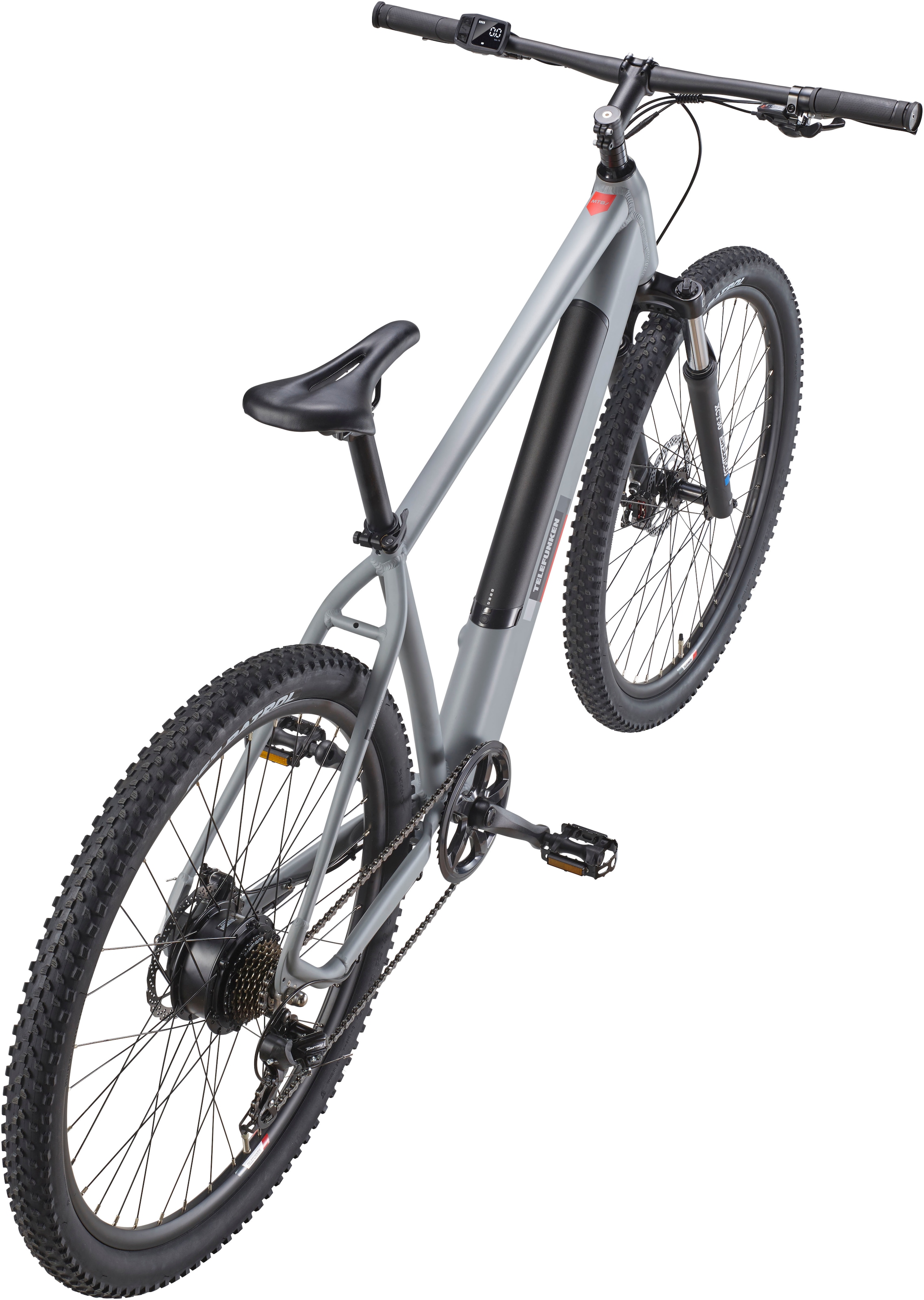 Telefunken E-Bike »Aufsteiger M921«, 7 Gang, Shimano, Heckmotor 250 W, (29 Zoll, Scheibenbremsen), Pedelec, Elektrofahrrad für Damen u. Herren, MTB