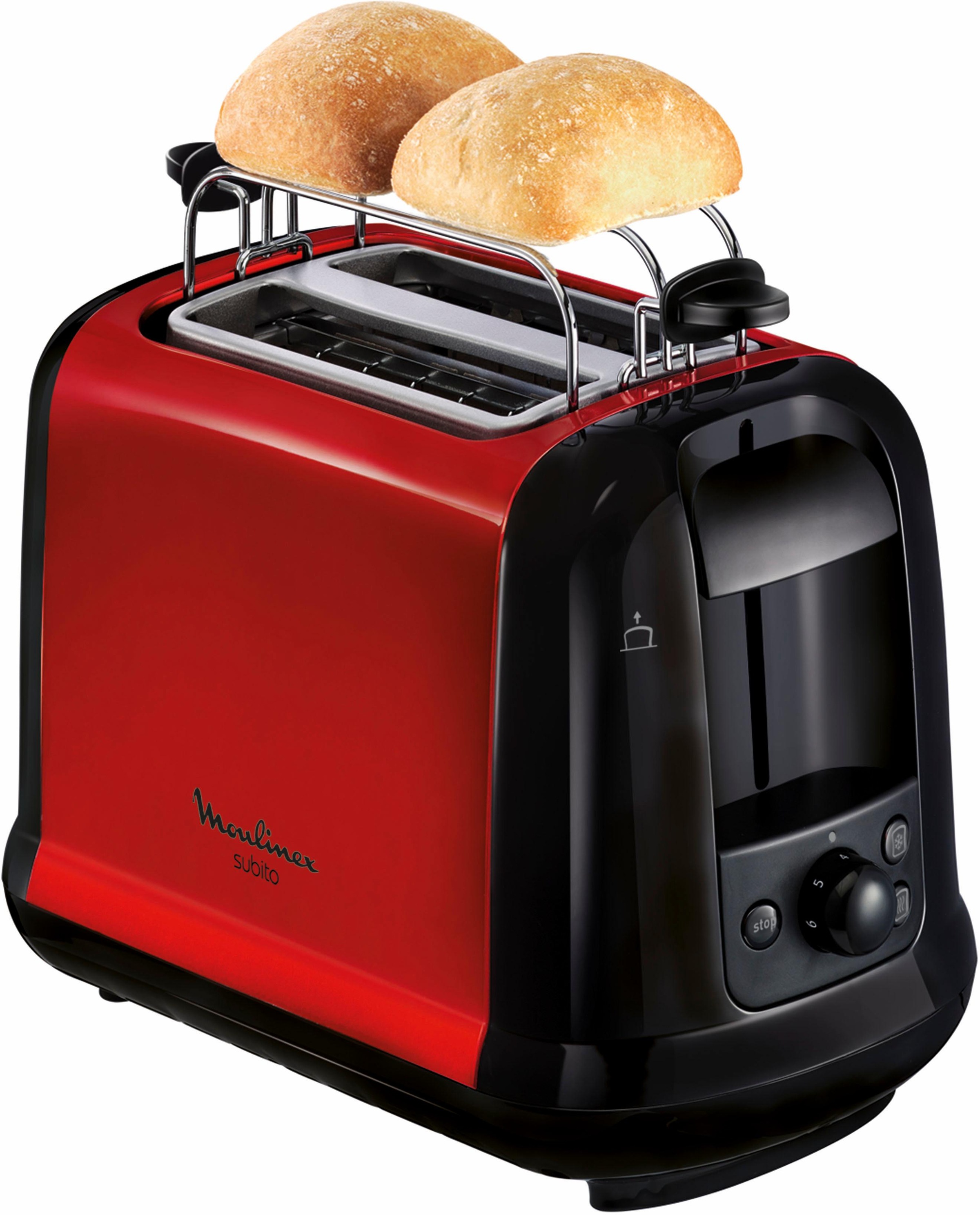 Moulinex Toaster »LT261D Subito« 2 kurze Schlitze für 2 Scheiben 850 W Anhe günstig online kaufen