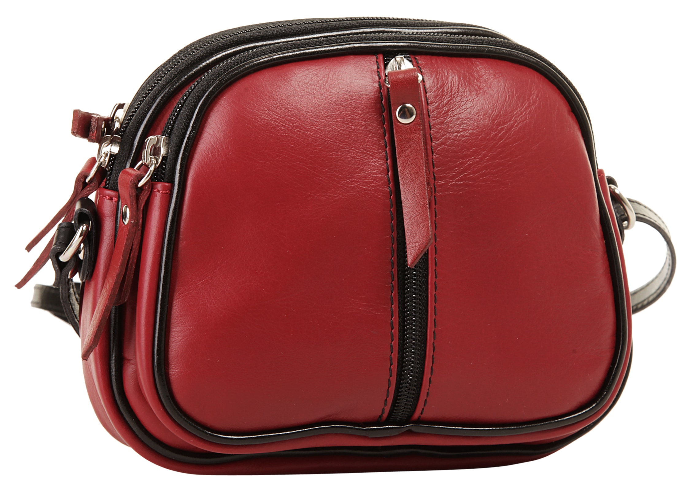 Cluty Umhängetasche echt Leder, Made in Italy