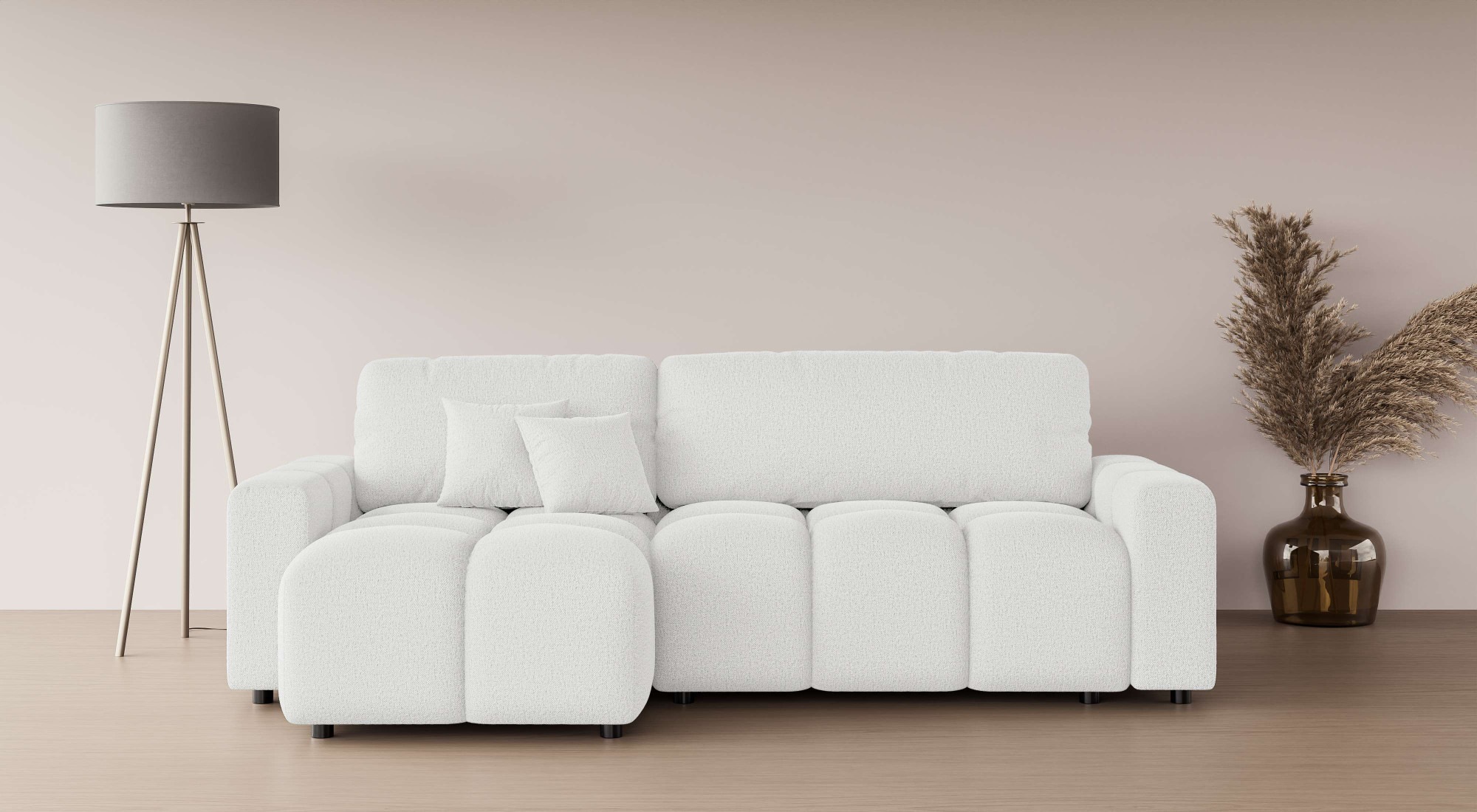 Home affaire Ecksofa »FELICI, Schlafsofa 233cm, L-Form mit Recamiere beidse günstig online kaufen