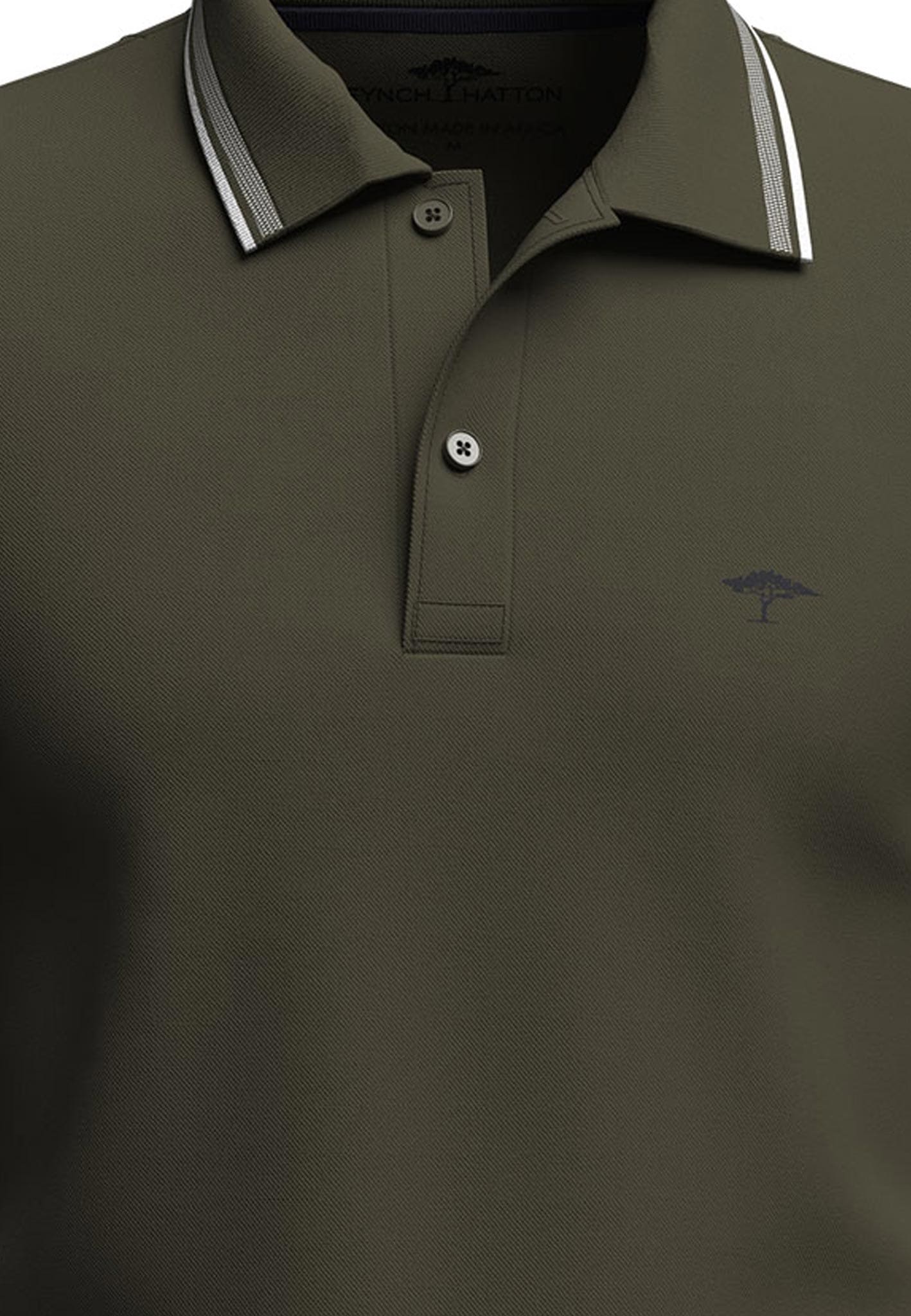 FYNCH-HATTON Poloshirt mit Logostickerei