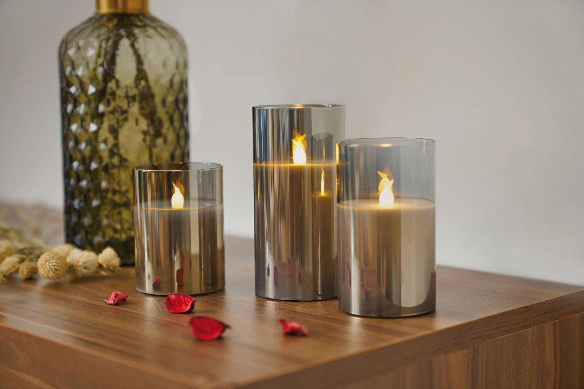 Pauleen LED-Kerze »Classy Smokey Candle«, Wachskerze auf Rechnung bestellen