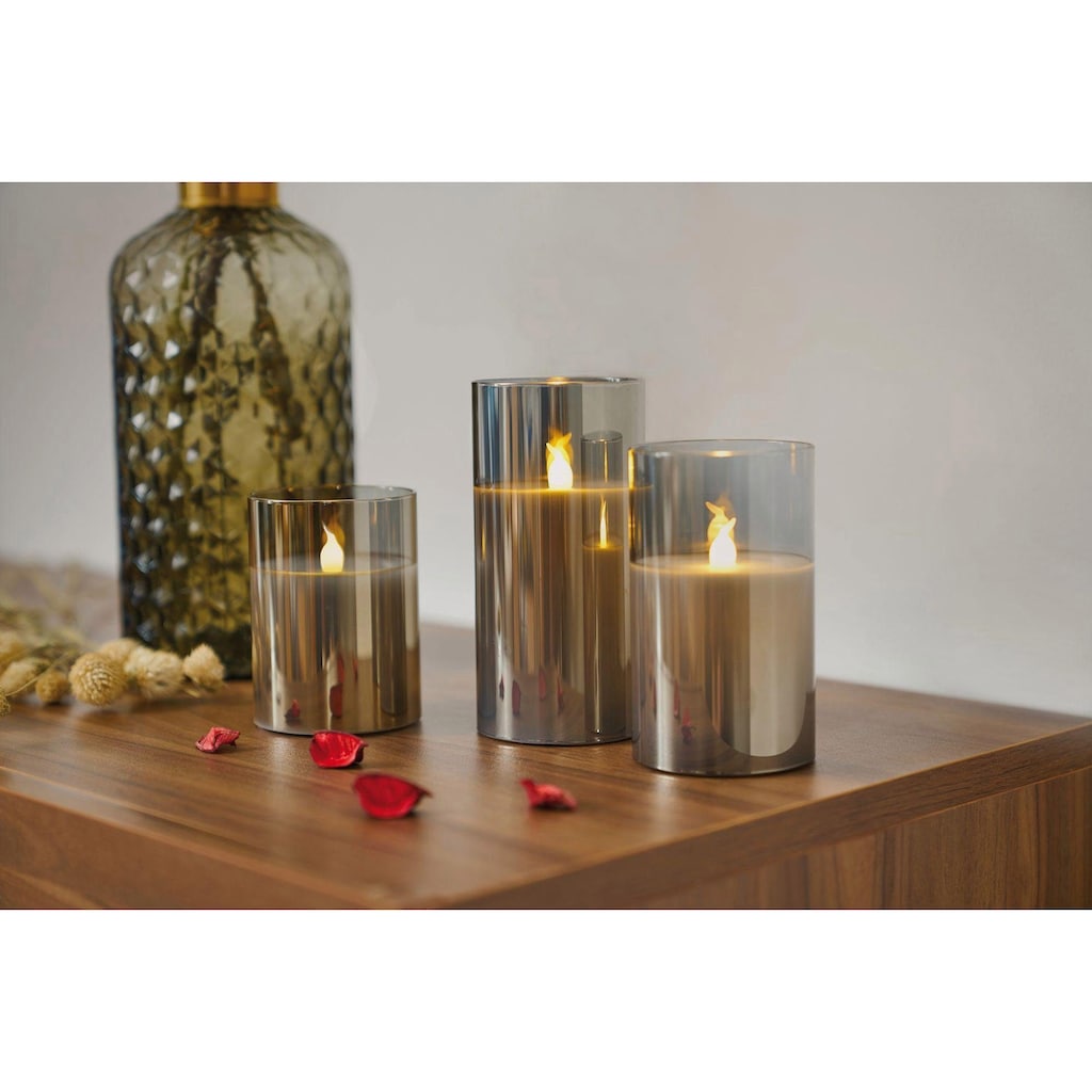 Pauleen LED-Kerze »Classy Smokey Candle«, Wachskerze