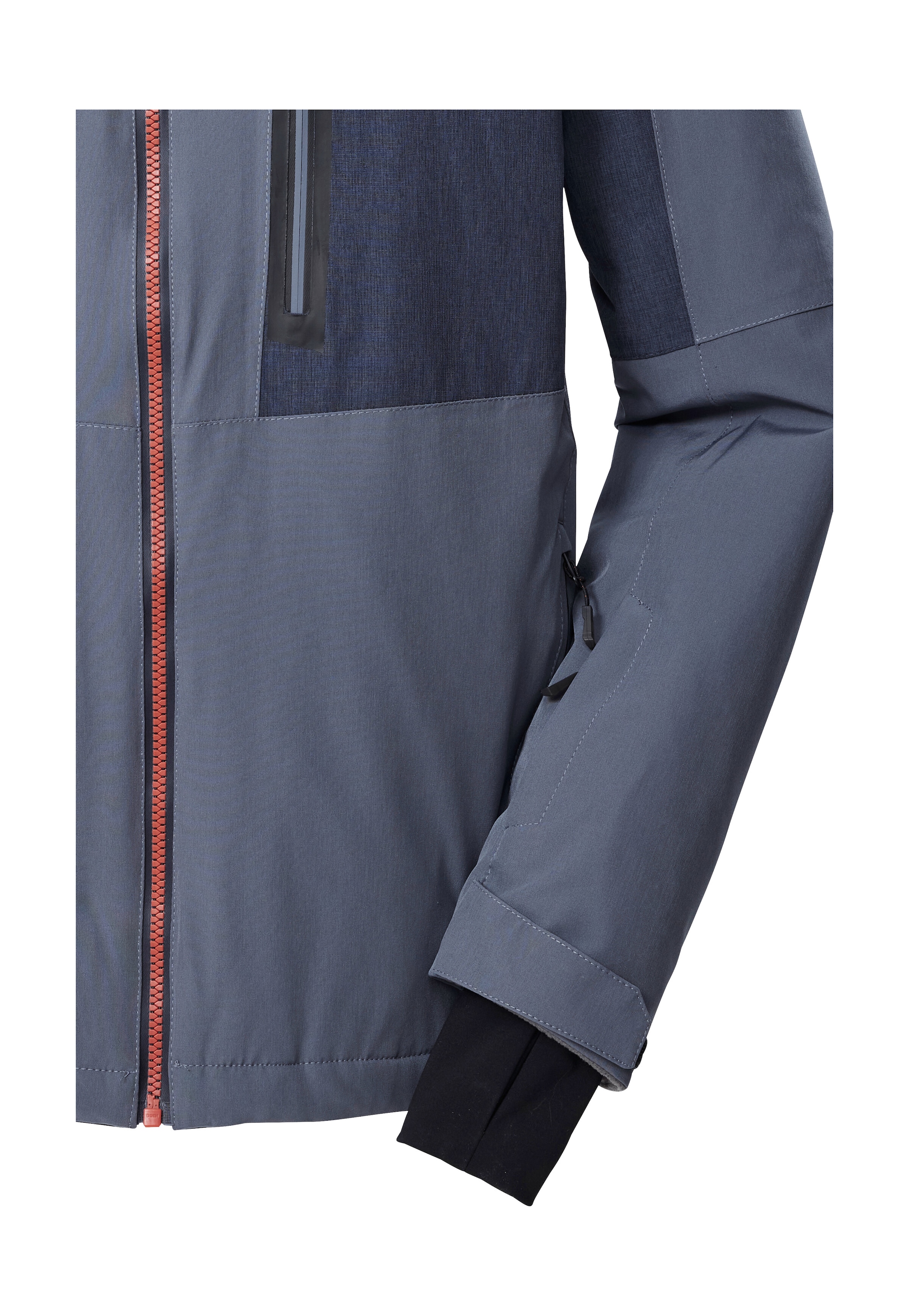 Killtec Skijacke »KSW 47 MN SKI JCKT« Herren Skijacke: wasserdicht, atmungsaktiv, abnehmbare Kapuze