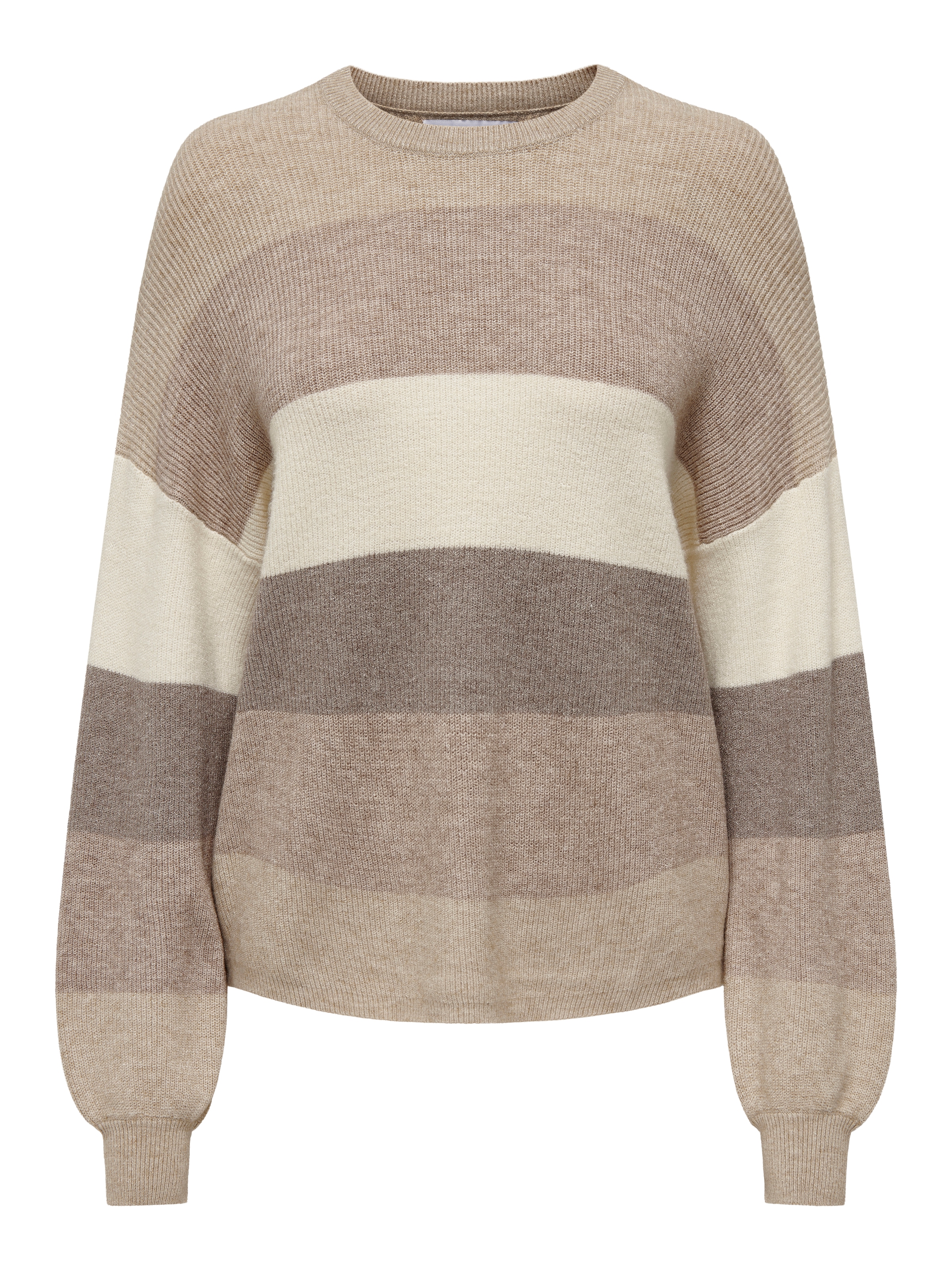 ONLY Strickpullover »ONLATIA L/S STRIPE PULLOVER KNT NOOS«, mit dem auffälligen Streifenmuster