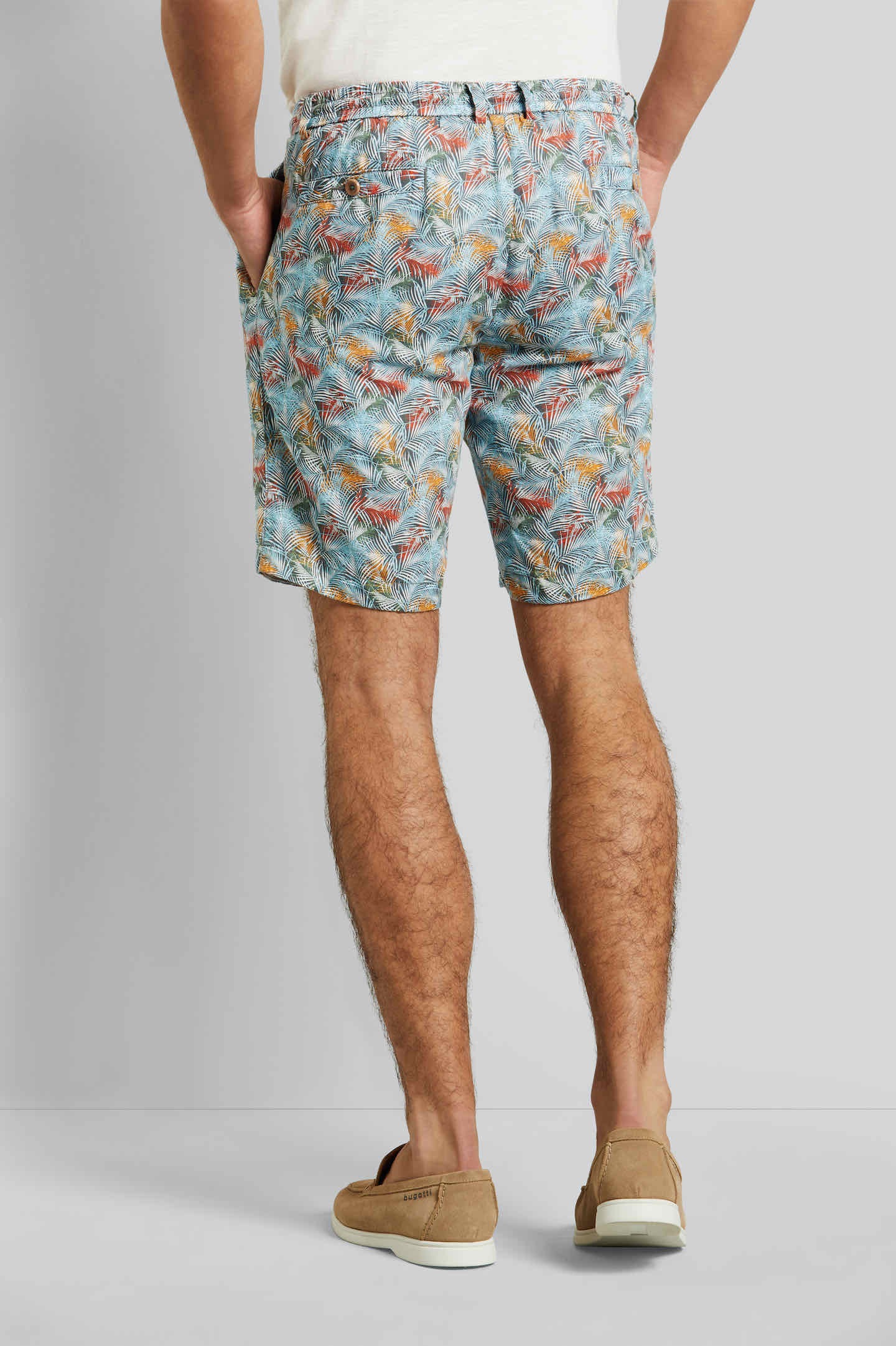 2. Bild von bugatti Bermudas, aus Leinen-Mix