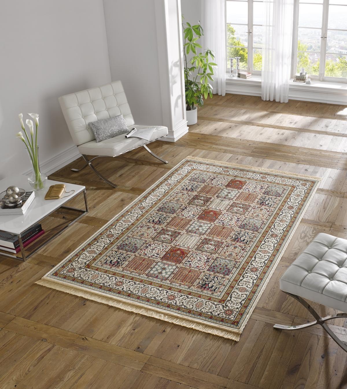 HANSE Home Teppich »Precious«, rechteckig, 9 mm Höhe, Orient Optik, weiche Viskose mit Fransen, Robust, Pflegeleicht