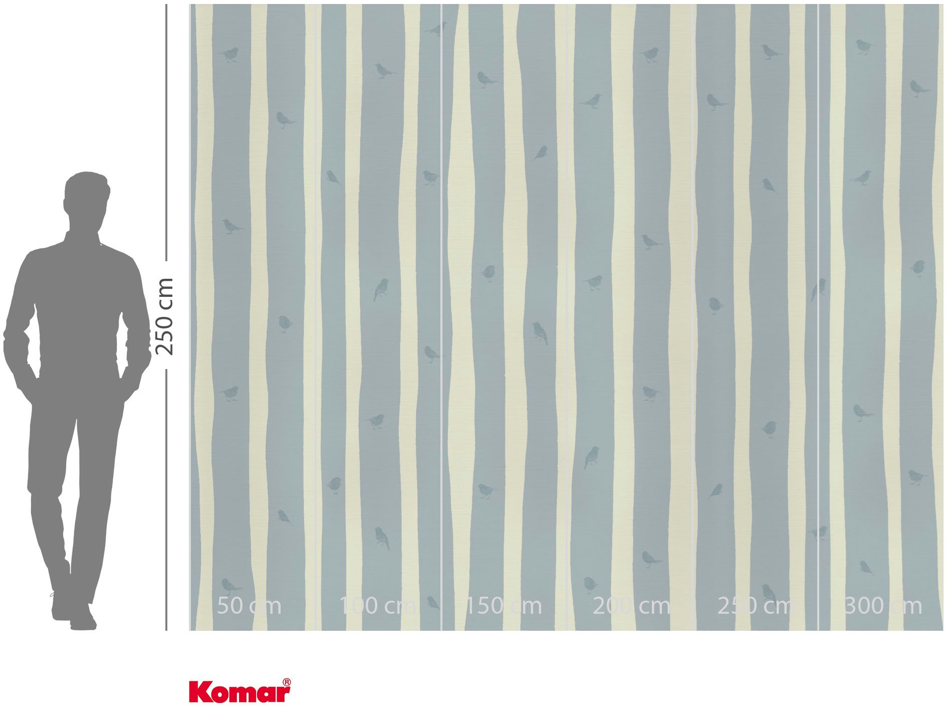 Komar Fototapete »Digitaldruck Vlies Fototapete - Summertime Scandi - Größe 300 x 250 cm« Motiv | bedruckt glatt