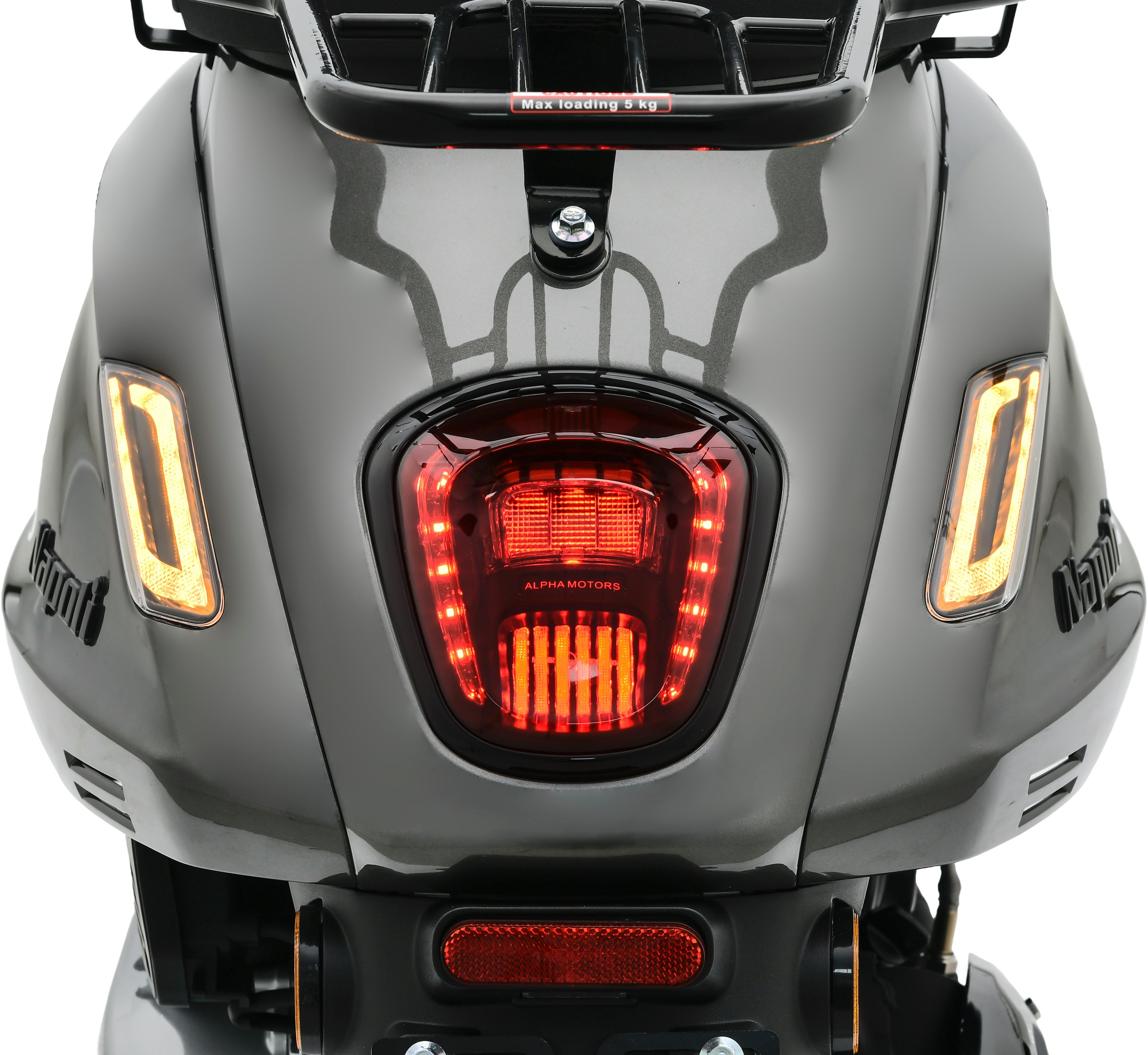 Alpha Motors Motorroller »Napoli 125 ccm 85 km/h EURO 5+ (mit/ohne Topcase)«, 125 cm³, 85 km/h, Euro 5, 9,38 PS