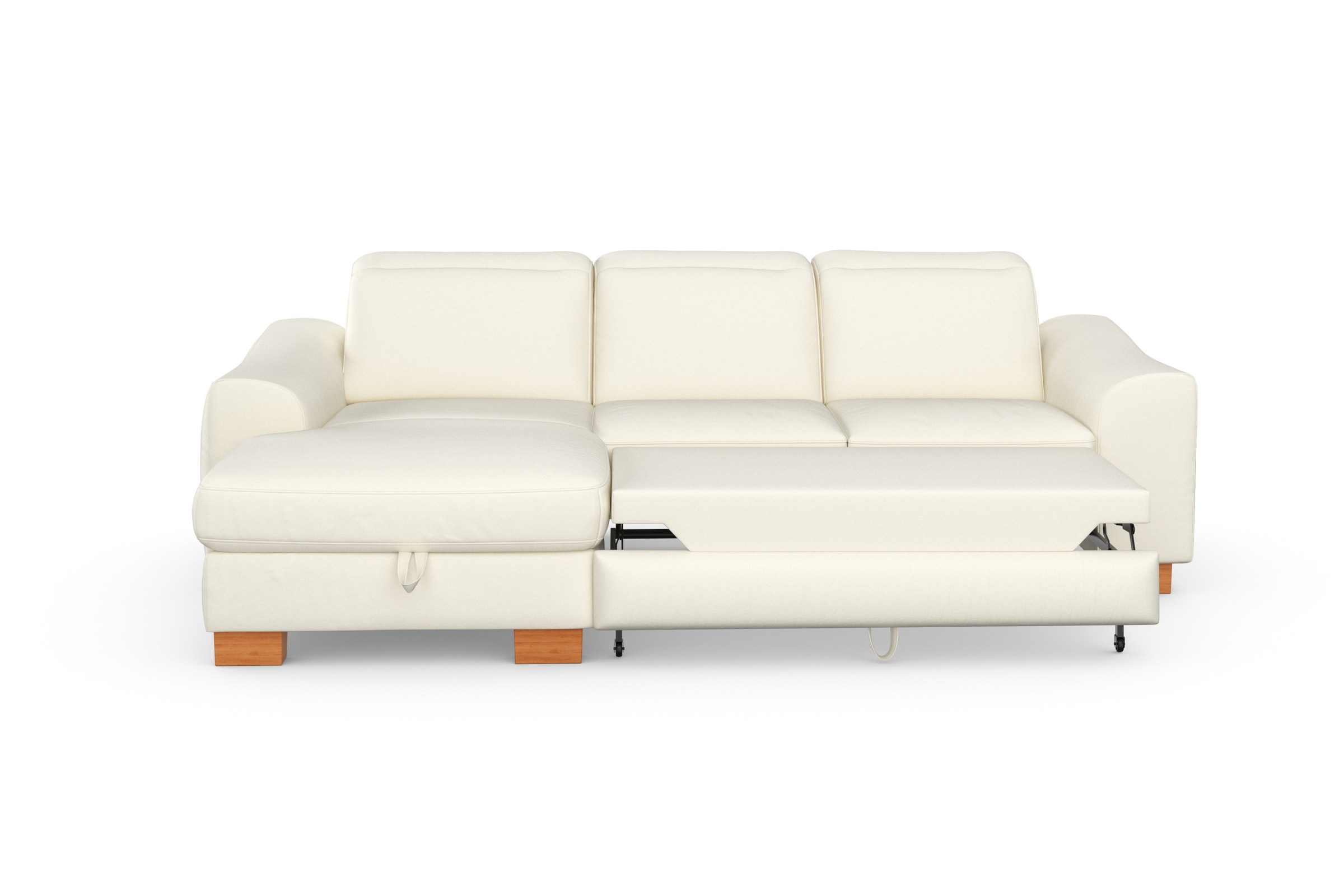 sit&more Ecksofa »Dundee L-Form«, mit Federkern und Massivholzfüßen, wahlwe günstig online kaufen