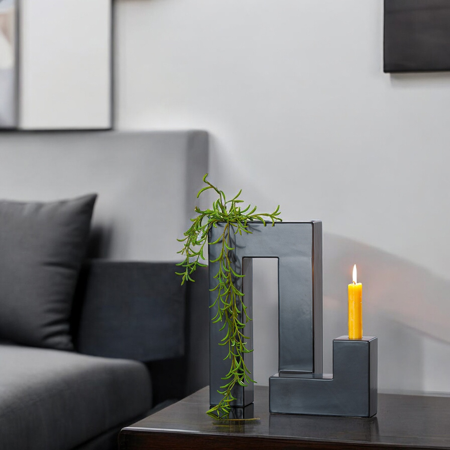 GILDE Tischvase »Kerzenleuchter-Vase Patras« günstig online kaufen