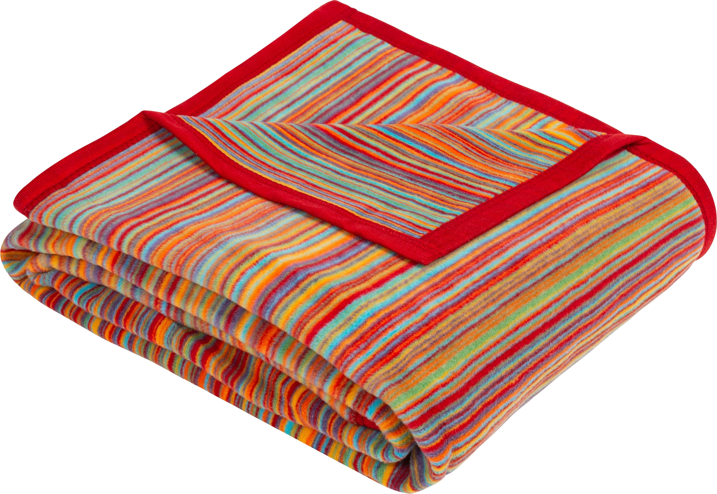 IBENA Wohndecke »Jacquard Decke Malang«, mit filigranen Streifen