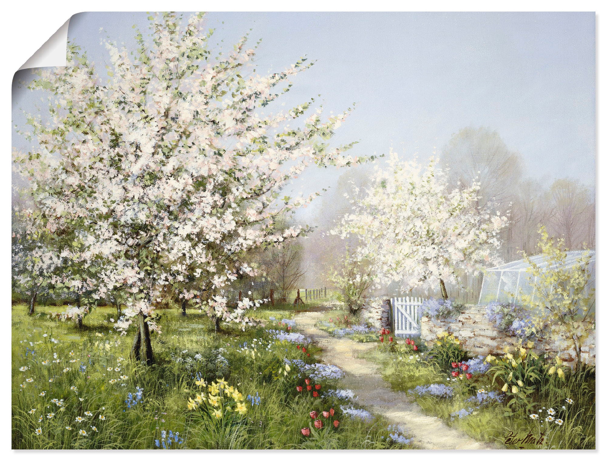 Artland Wandbild »Frühlingsblüten«, Wiesen & Bäume, (1 St.), als Leinwandbi günstig online kaufen